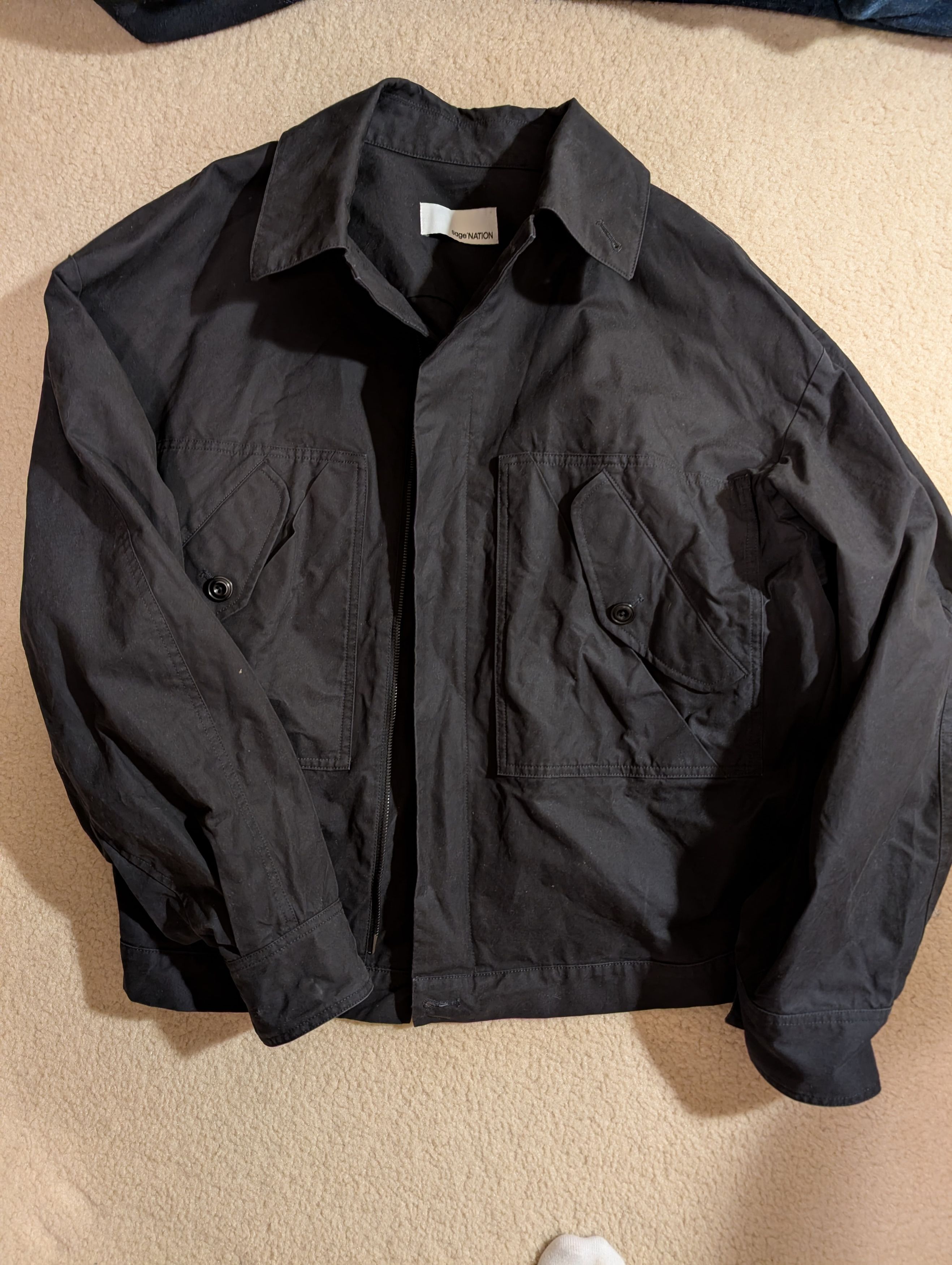 SAGE NATION Sage Nation Zushi Jacket Black M | Grailed