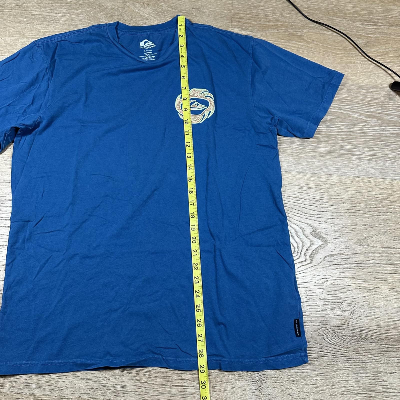 Quiksilver Quiksilver Men T-shirt L Blue Graphic Logo Size US L / EU 52-54 / 3 - 7 Thumbnail