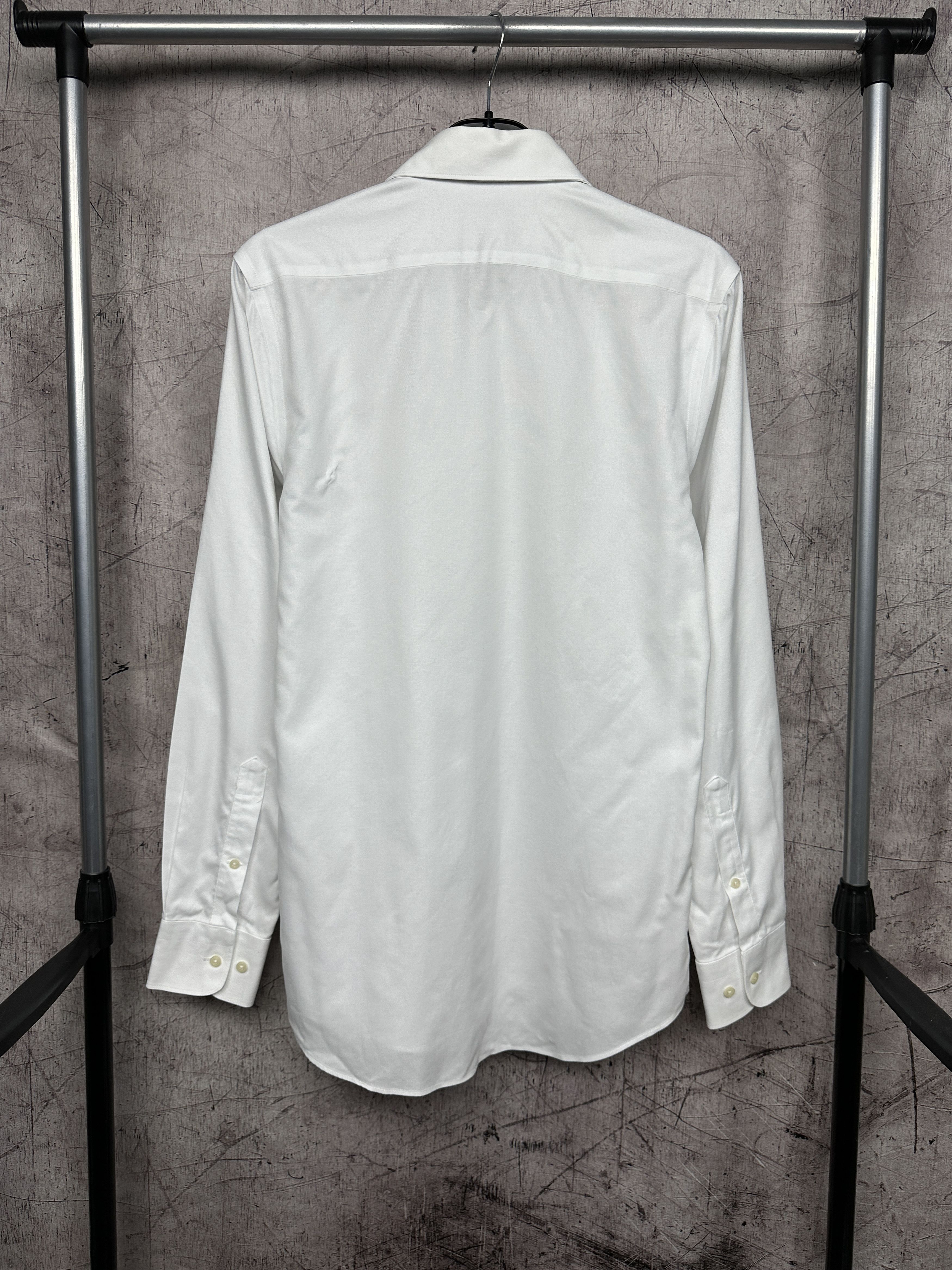 Suitsupply SuitSupply Traveller Mens White Dress Shirt Slim Fit Size US M / EU 48-50 / 2 - 7 Thumbnail