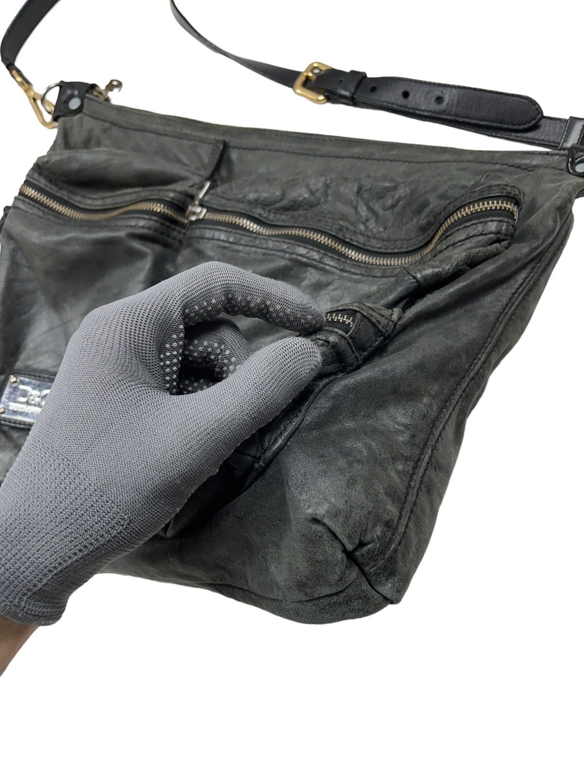 Dolce & Gabbana Dolce & Gabbana Archival Leather Bag Multi Pocket Size ONE SIZE - 9 Thumbnail