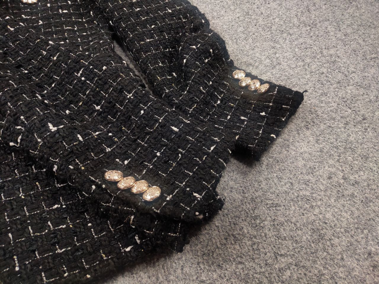 Balmain Balmain Paris Authentic Double Breasted tweed blazer Jacket Size M / US 6-8 / IT 42-44 - 7 Thumbnail