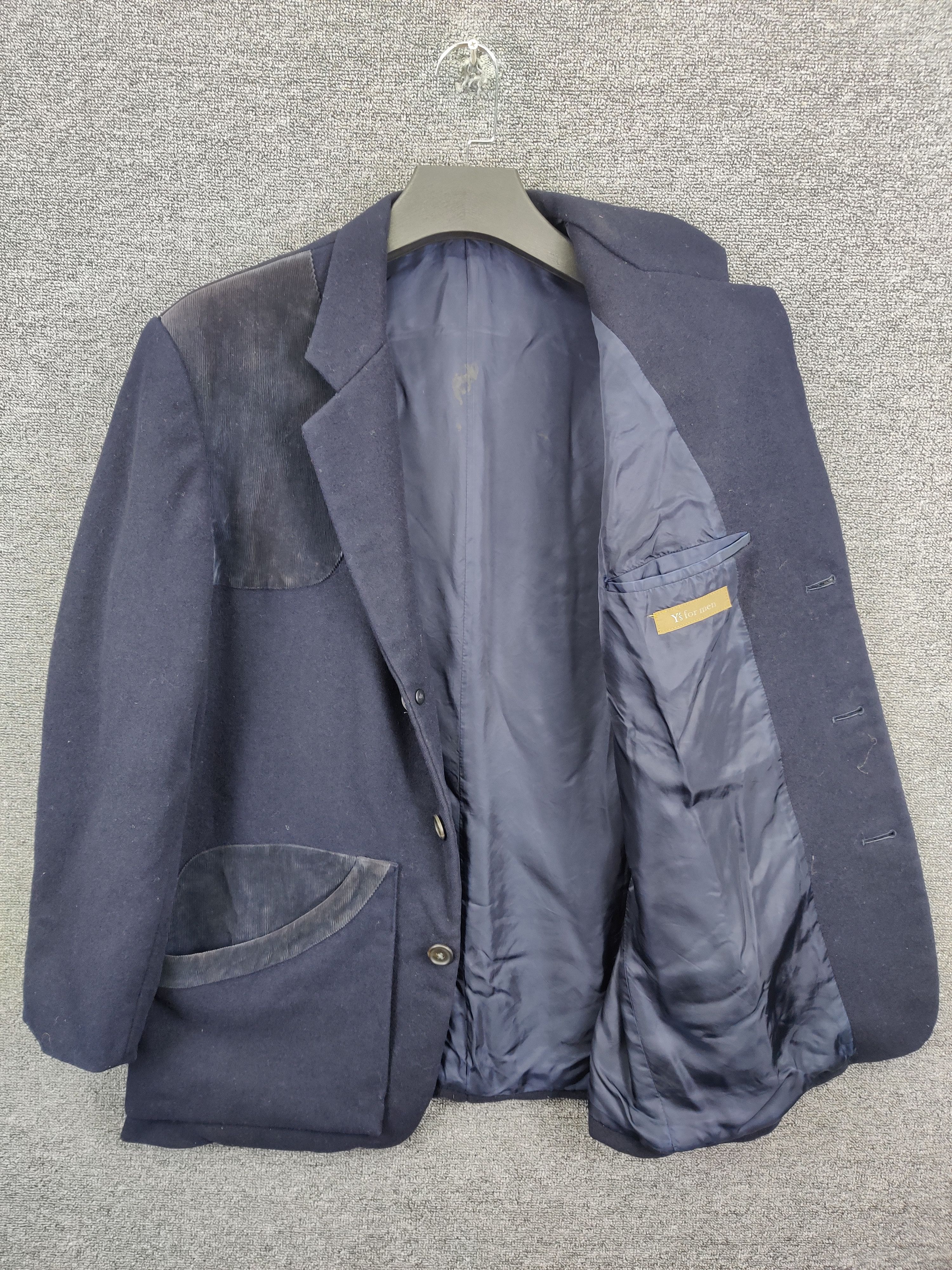 Y's for Men Vintage Y's For Men Yohji Yamamoto Wool Blazer Jacket Size US M / EU 48-50 / 2 - 7 Thumbnail