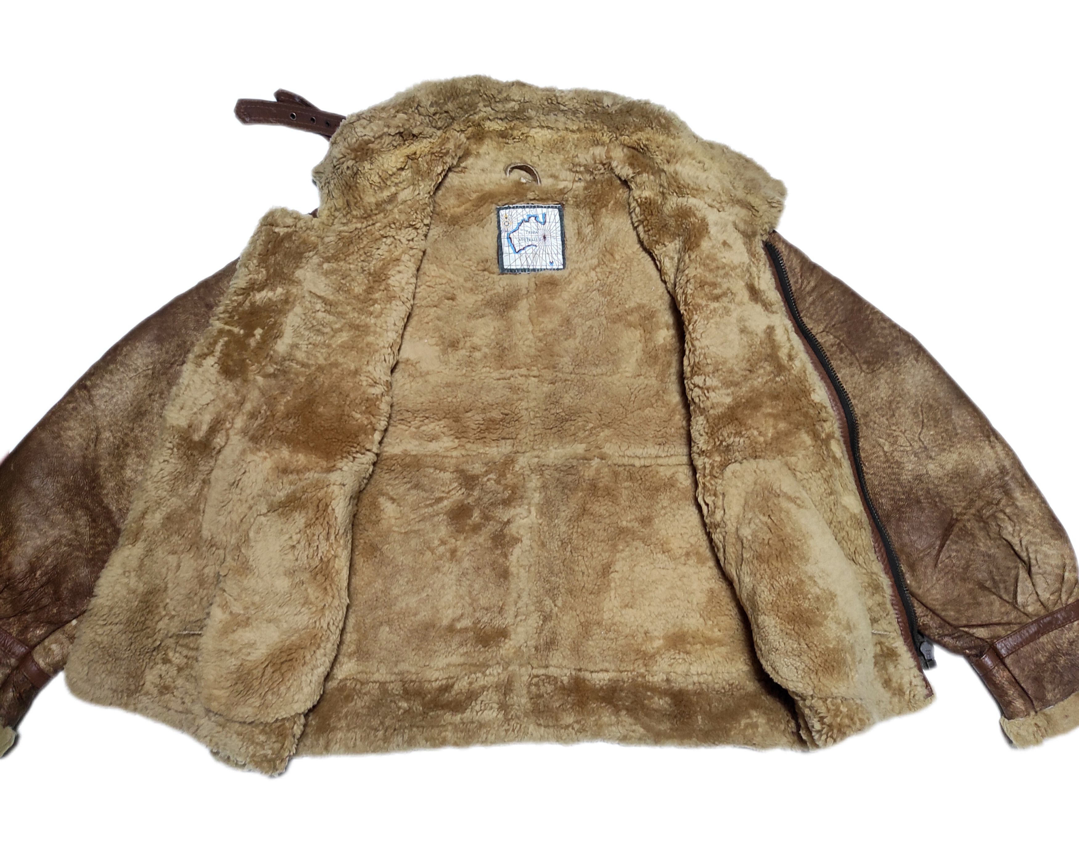 Japanese Brand Beautiful Shearling Bomber Jacket Type B-3 Australia Size US XL / EU 56 / 4 - 7 Thumbnail