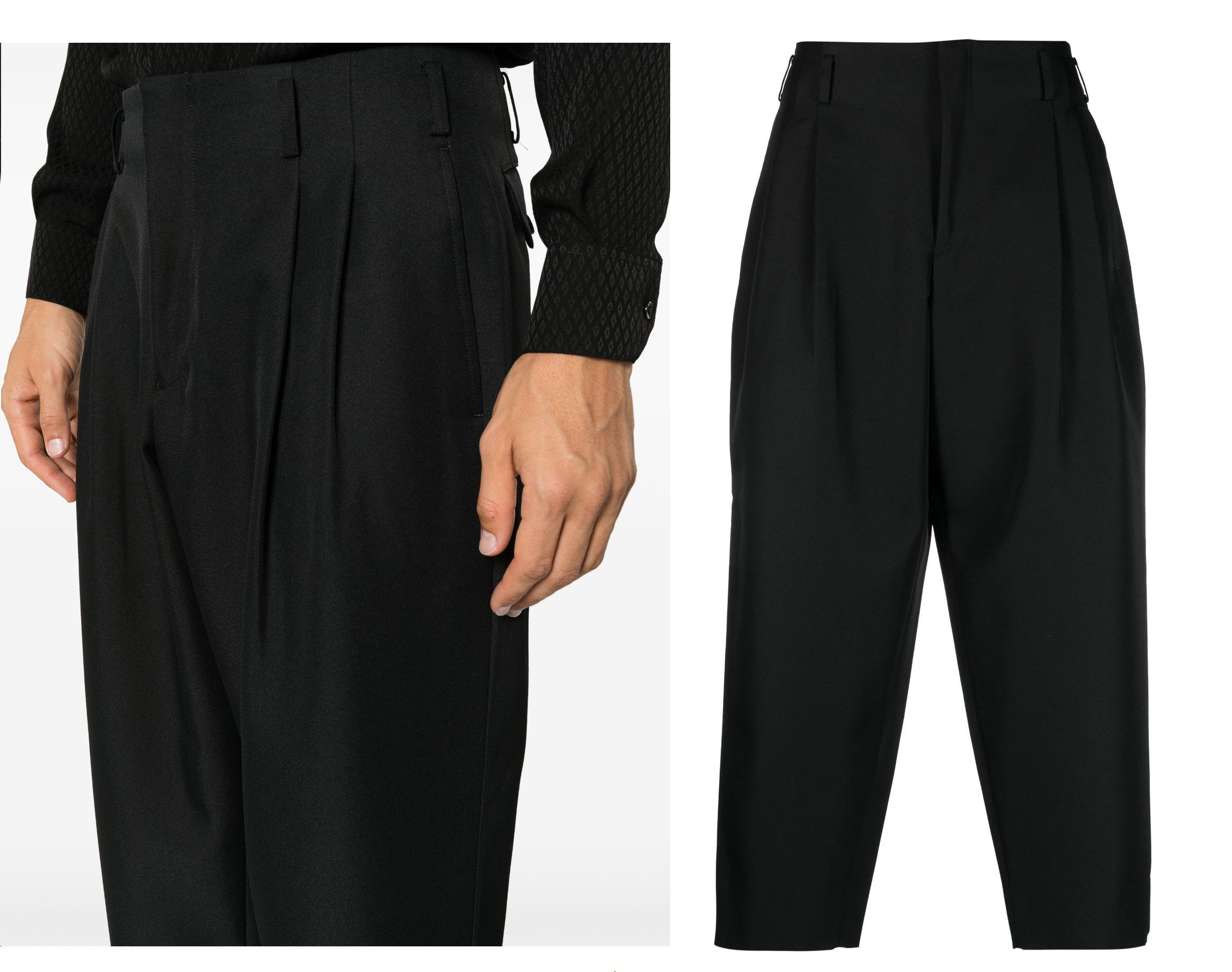 Comme des Garcons Homme Plus Black Pants L 34 Made in Japan