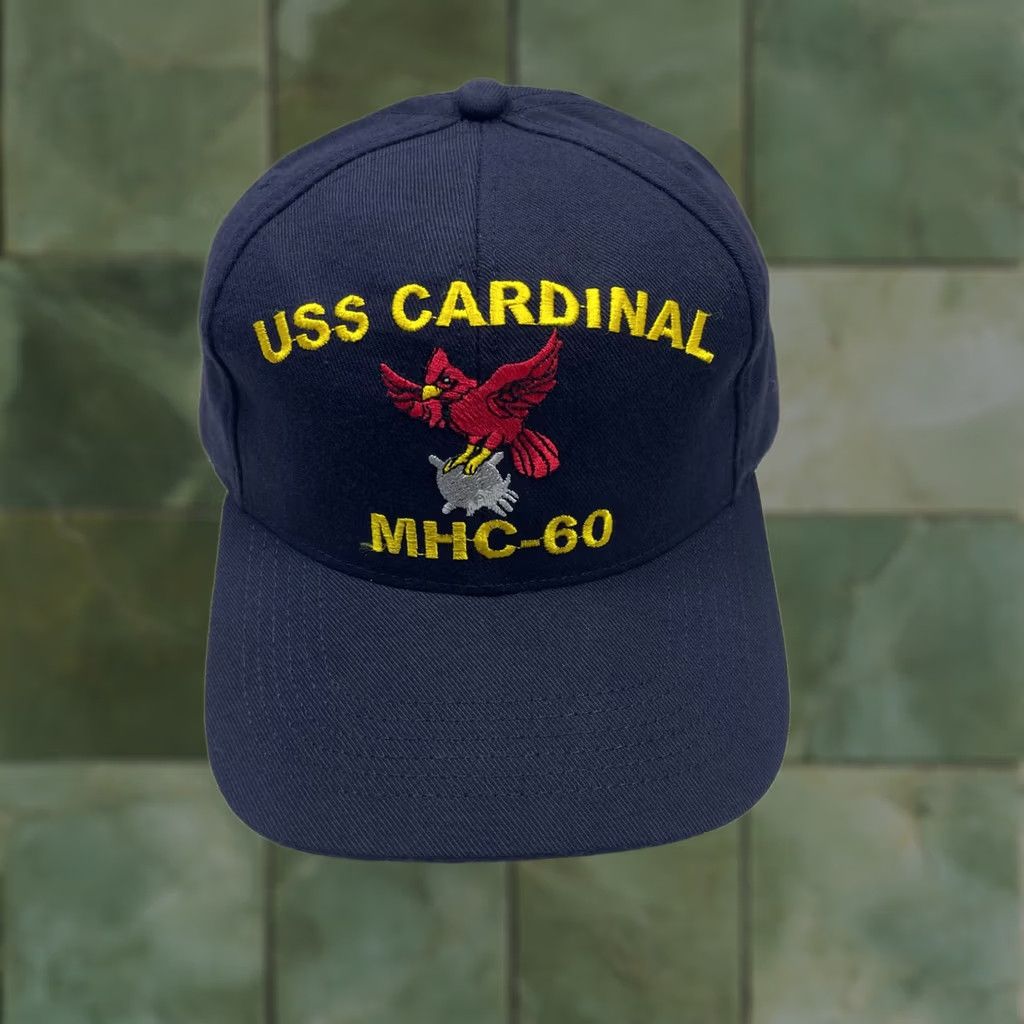 Vintage VINTAGE Northstar USS Cardinal MHC-60 Navy Hat Trucker Hat Snap Back One Size Adjustable Blue USA 80s 90s Size ONE SIZE - 1 Thumbnail