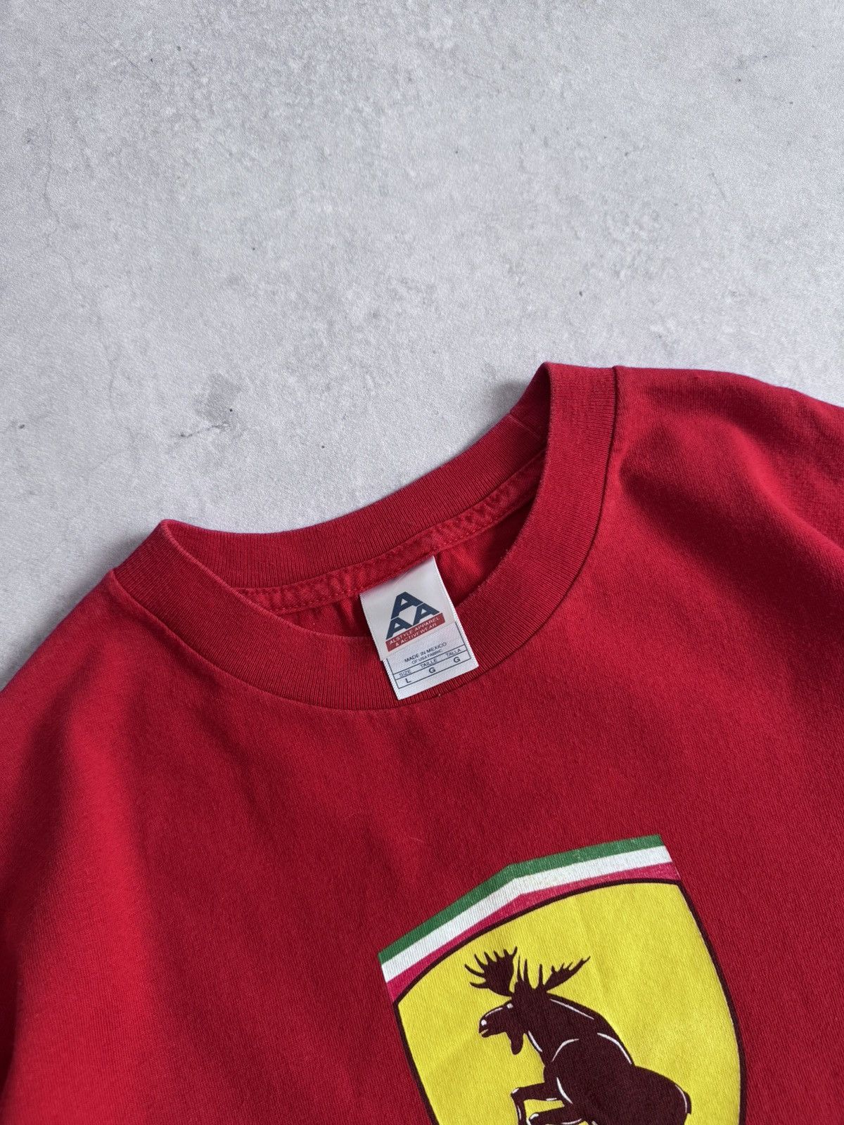 Vintage Vintage Alaska Ferrari Humor Y2K Alstyle Apparel & Activewea Size US L / EU 52-54 / 3 - 4 Thumbnail