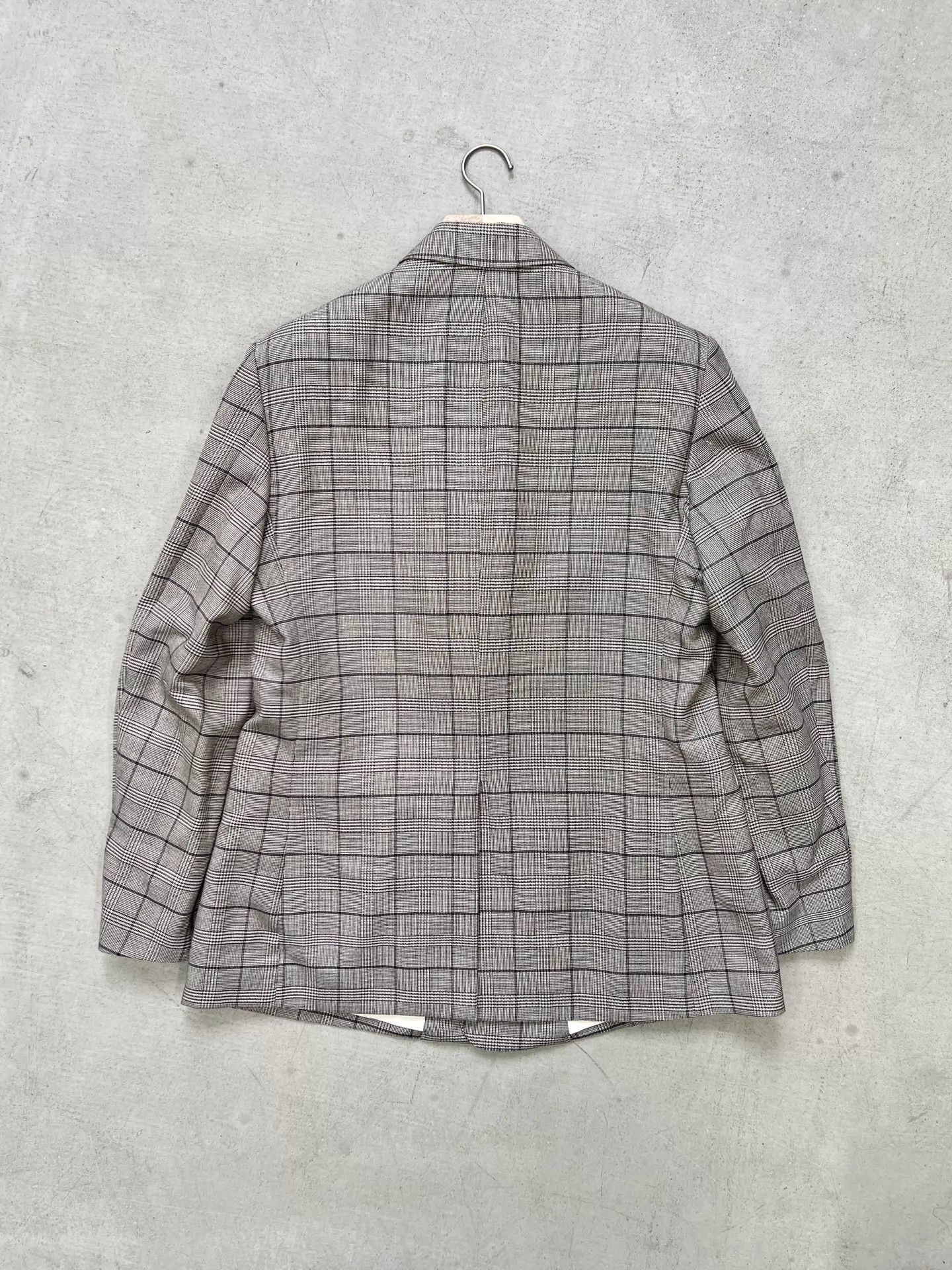 Raf Simons Raf Simons SS20 Virgin Wool Check Shaped Blazer 48 Size US M / EU 48-50 / 2 - 4 Thumbnail