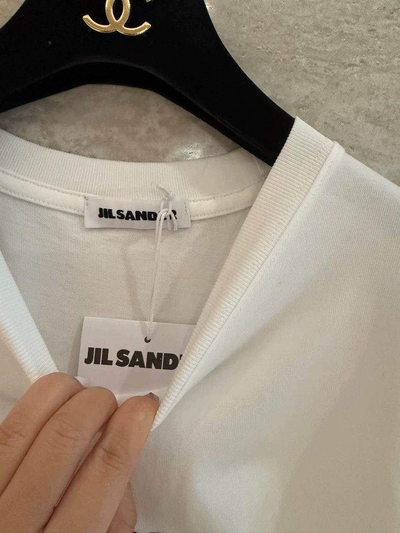 Jil Sander Jil Sander Letter-patterned versatile short-sleeve Size S / US 4 / IT 40 - 4 Thumbnail