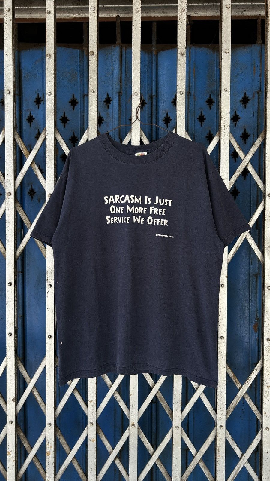 Vintage 1990s Sarcasm T-Shirt Size US L / EU 52-54 / 3 - 7 Thumbnail