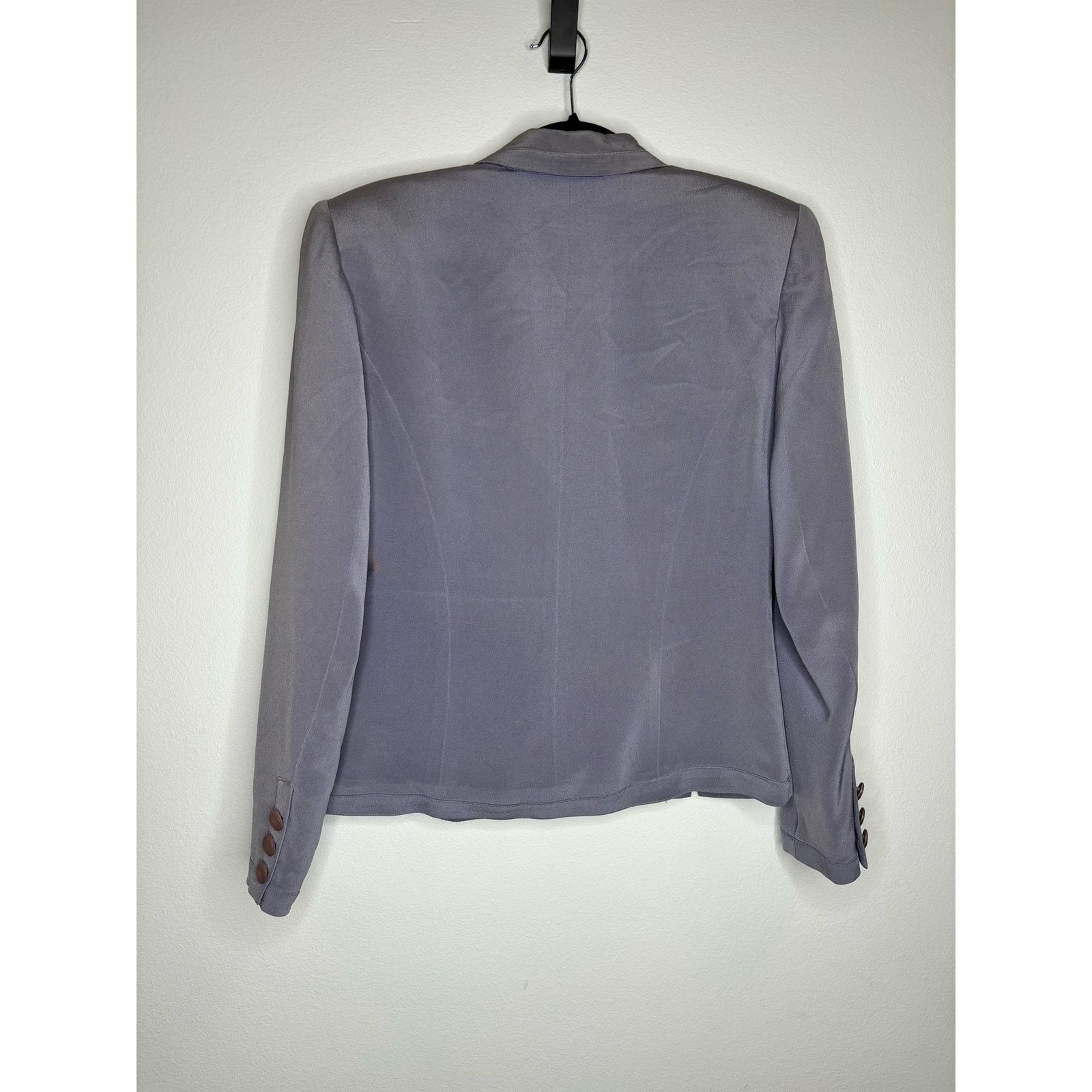 Magaschoni Tracy Reese for Magaschoni Lavender silk blazer ￼ Size M / US 6-8 / IT 42-44 - 3 Thumbnail