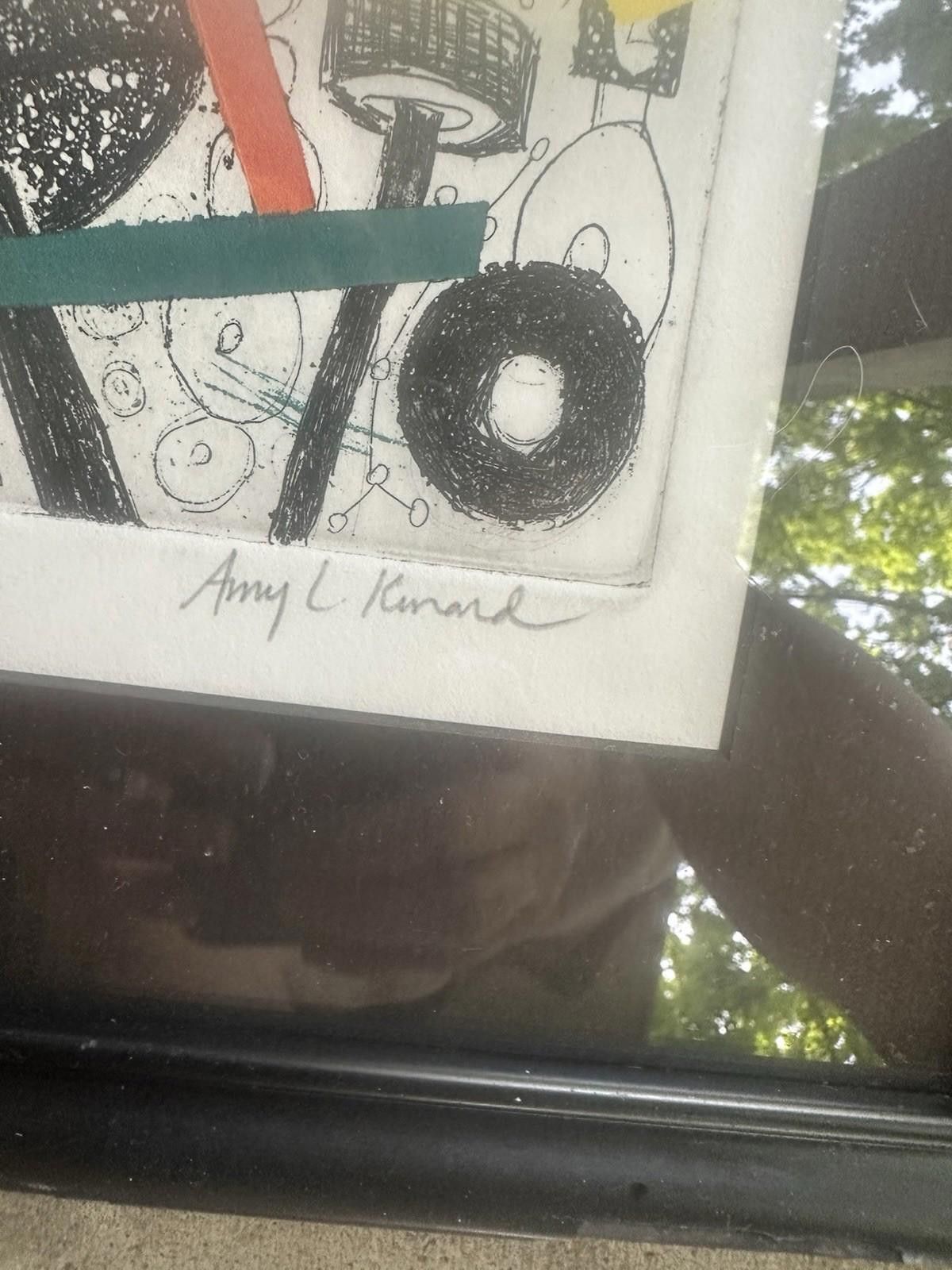 Designer 90s Abstract Art Wallhanging Amy Kinard Size ONE SIZE - 6 Thumbnail