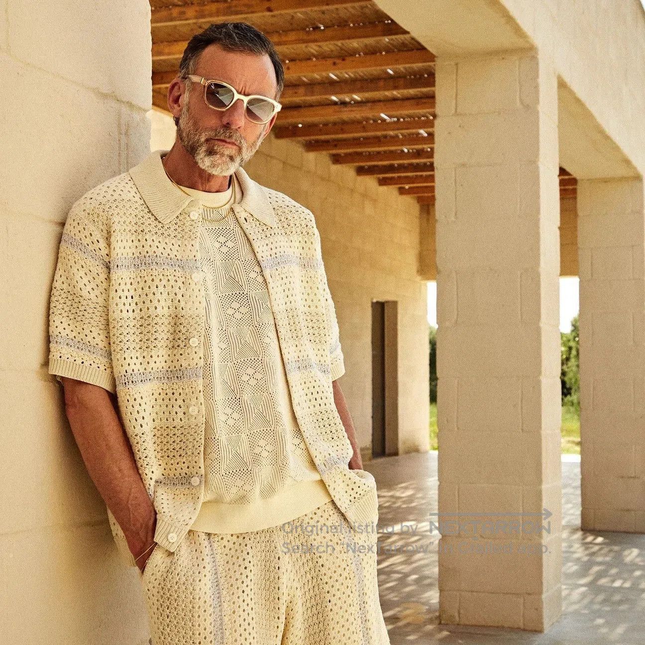 Kith KITH Thompson Crochet Short Sleeve Buttondown. Size US S / EU 44-46 / 1 - 9 Thumbnail