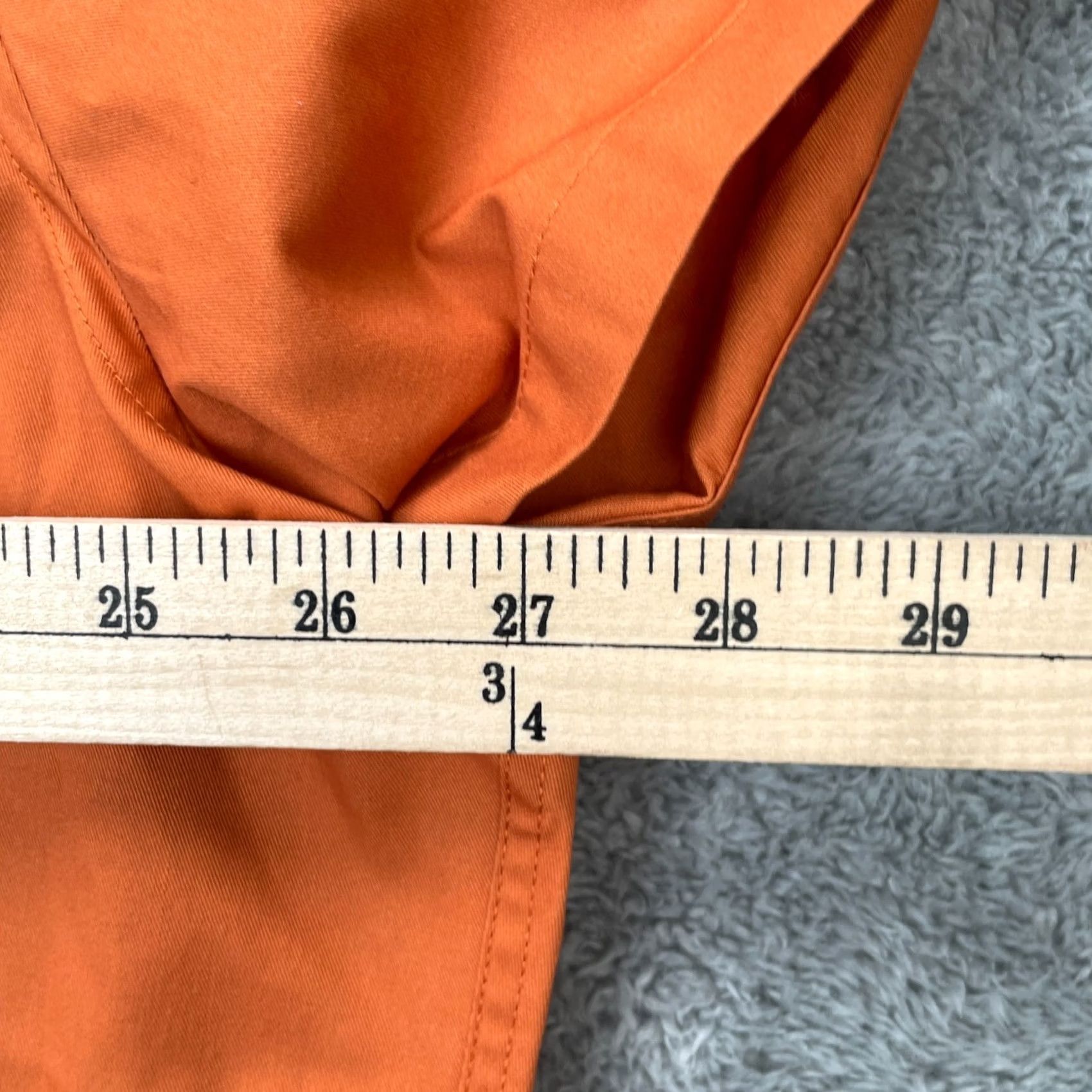 Vintage Androgynous Fox Shirt XXXXL Orange Cotton Button Up Casual Classic Pride Womens Regular Short Sleeve Collared Button-Up Size XXL / US 16-18 / IT 52-54 - 8 Thumbnail