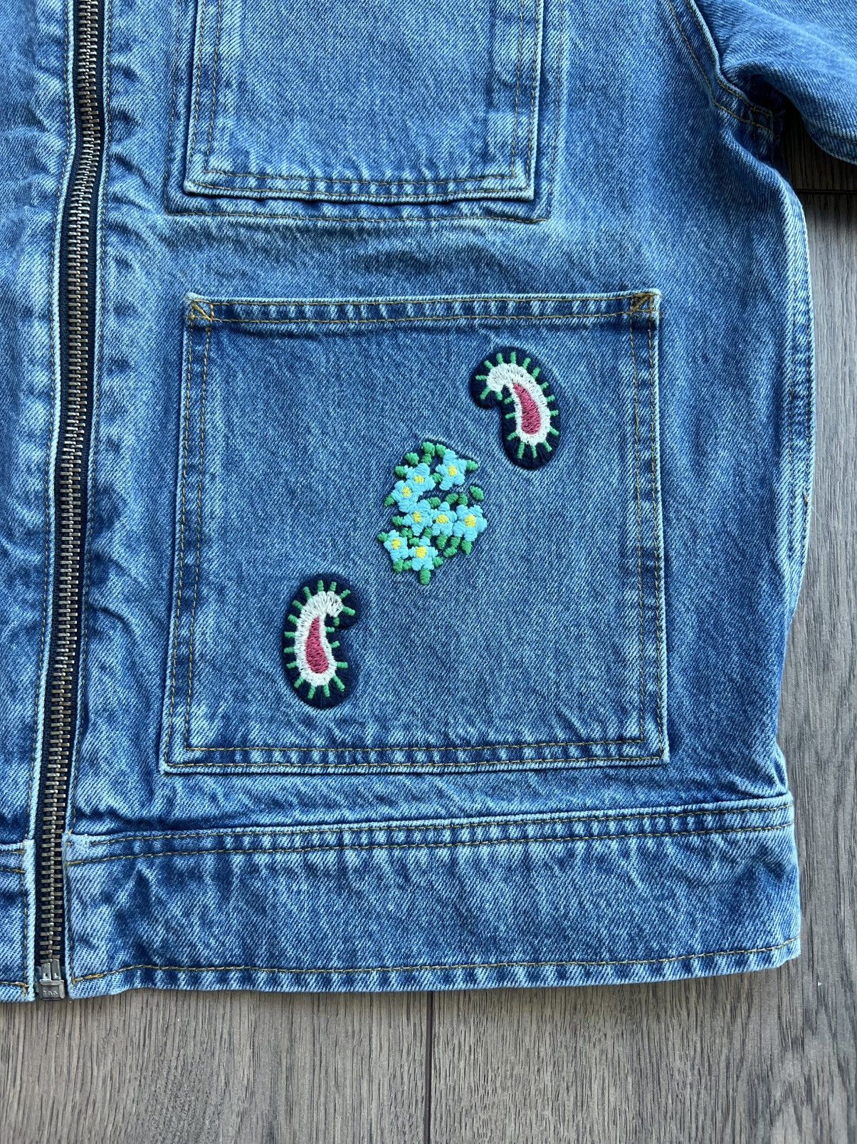 NOMA t.d × Stussy Stussy x Noma t.d. Denim Zip Work Jacket “Blue” Small Size US S / EU 44-46 / 1 - 6 Thumbnail