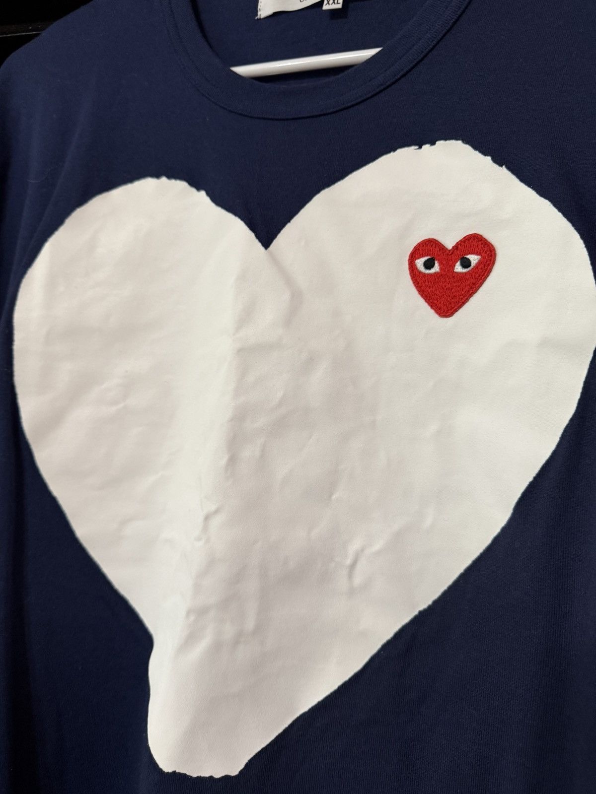 Comme des Garcons Comme Des Garçon Play Heart Tee Size XXL Size US XXL / EU 58 / 5 - 8 Thumbnail