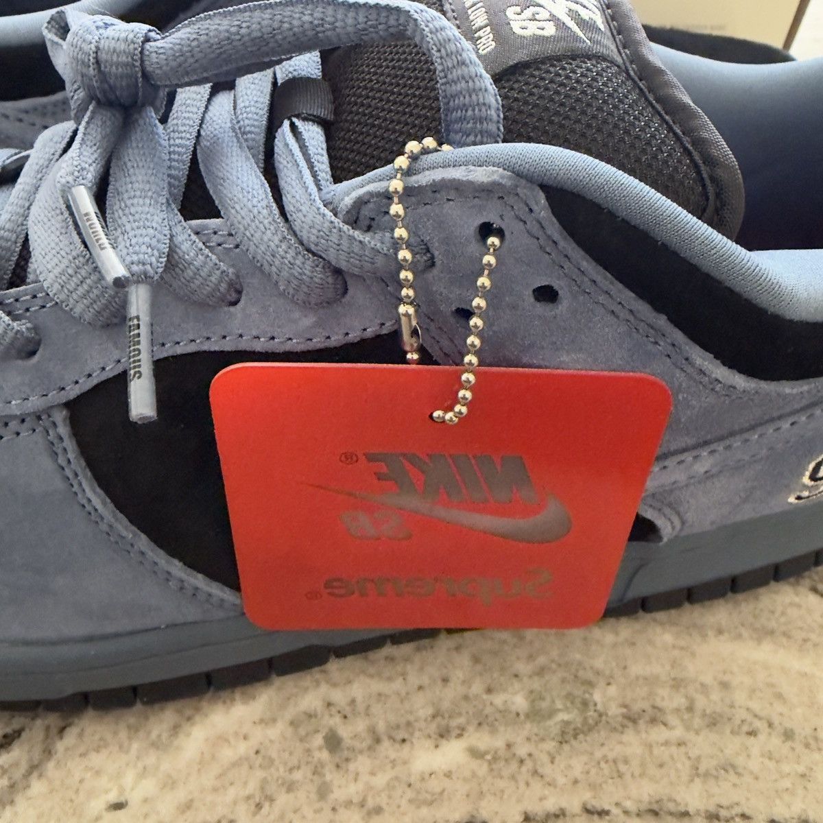 Nike × Supreme Supreme Nike Dunk SB Blue Ocean US 11 🚫READ DESCRIPTION🚫 Size US 11 / EU 44 - 6 Thumbnail