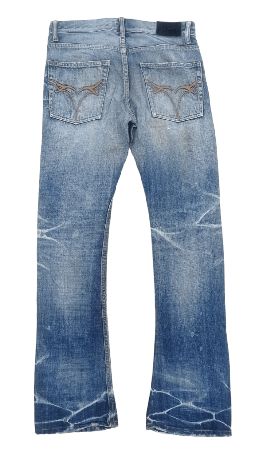 If Six Was Nine × Japanese Brand Japanese Brand Jackrose Seditionaries Rusty Flare Jeans Size US 29 - 4 Thumbnail