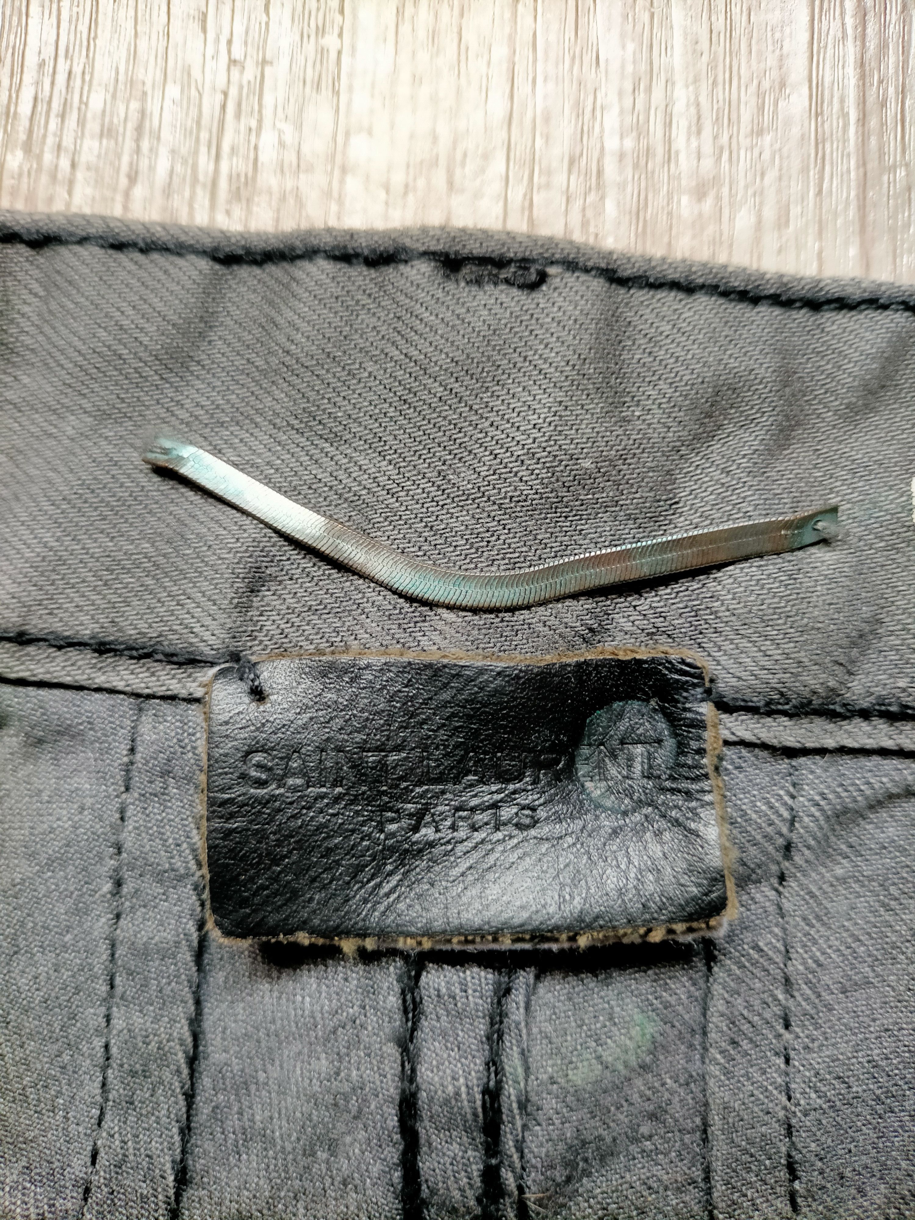 Saint Laurent Paris Saint Laurent Paris D02 M/SK -LW Denim Pants Size US 33 - 22 Thumbnail