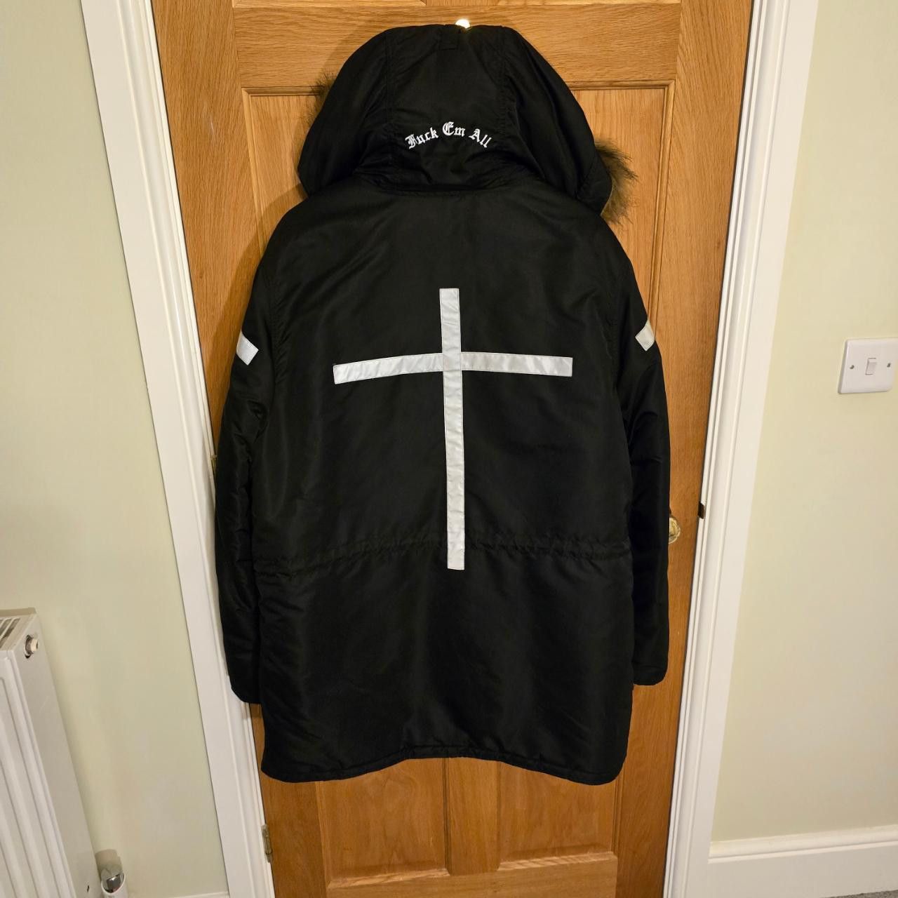 Supreme Supreme Men's Black and Orange Jacket Size US L / EU 52-54 / 3 - 3 Thumbnail