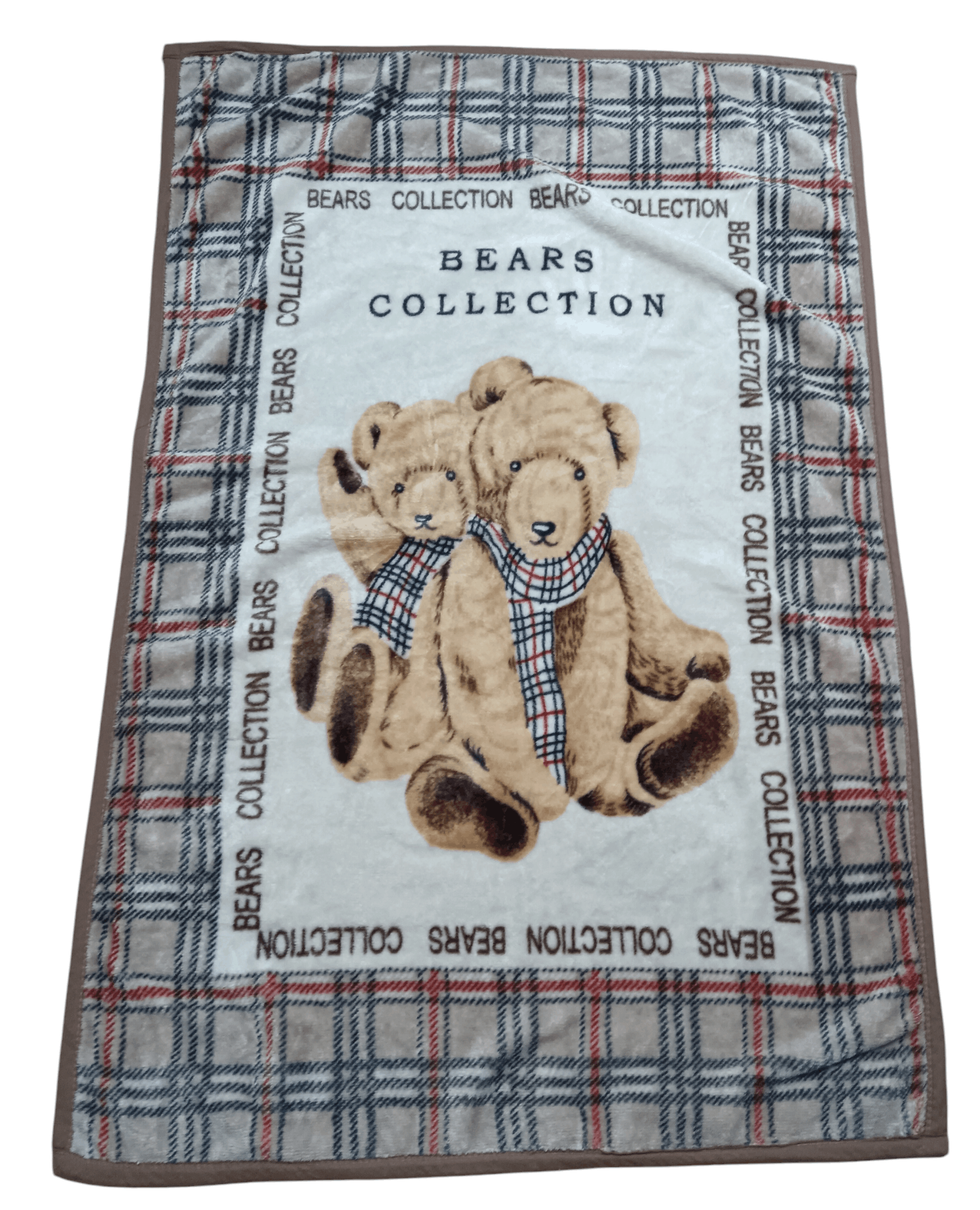 Japanese Brand BEAR COLLECTION TARTAN BLANKET Size ONE SIZE - 1 Preview