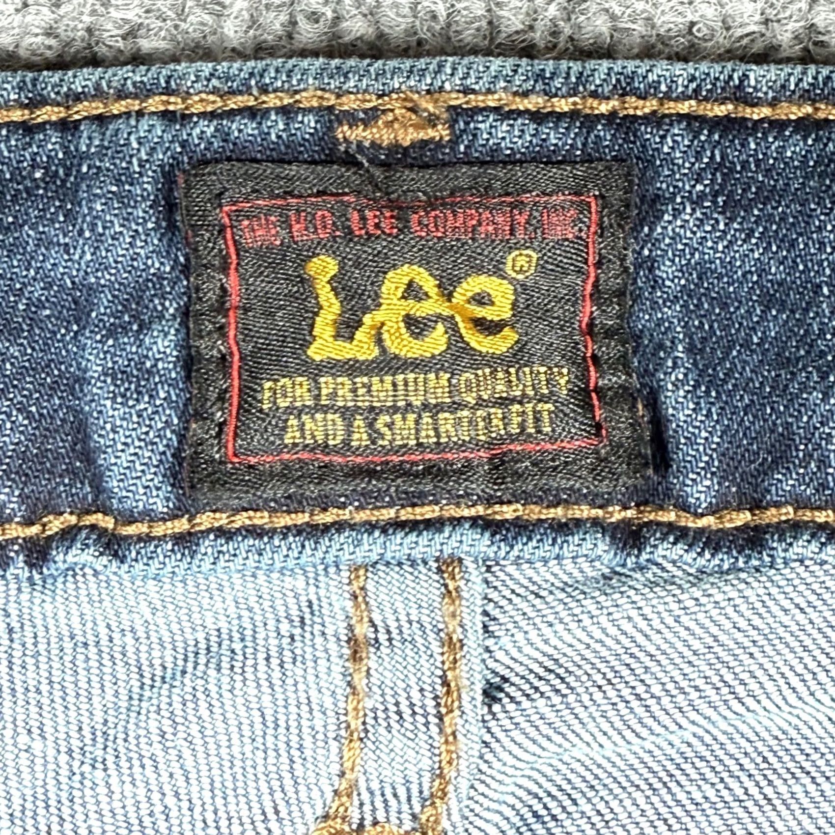 Lee VINTAGE Lee 18M Capri Jeans Damen? 18M Mid Rise Stormy Lines Denim Capris Jeans Womens Str... Size 40" / US 18 - 4 Thumbnail