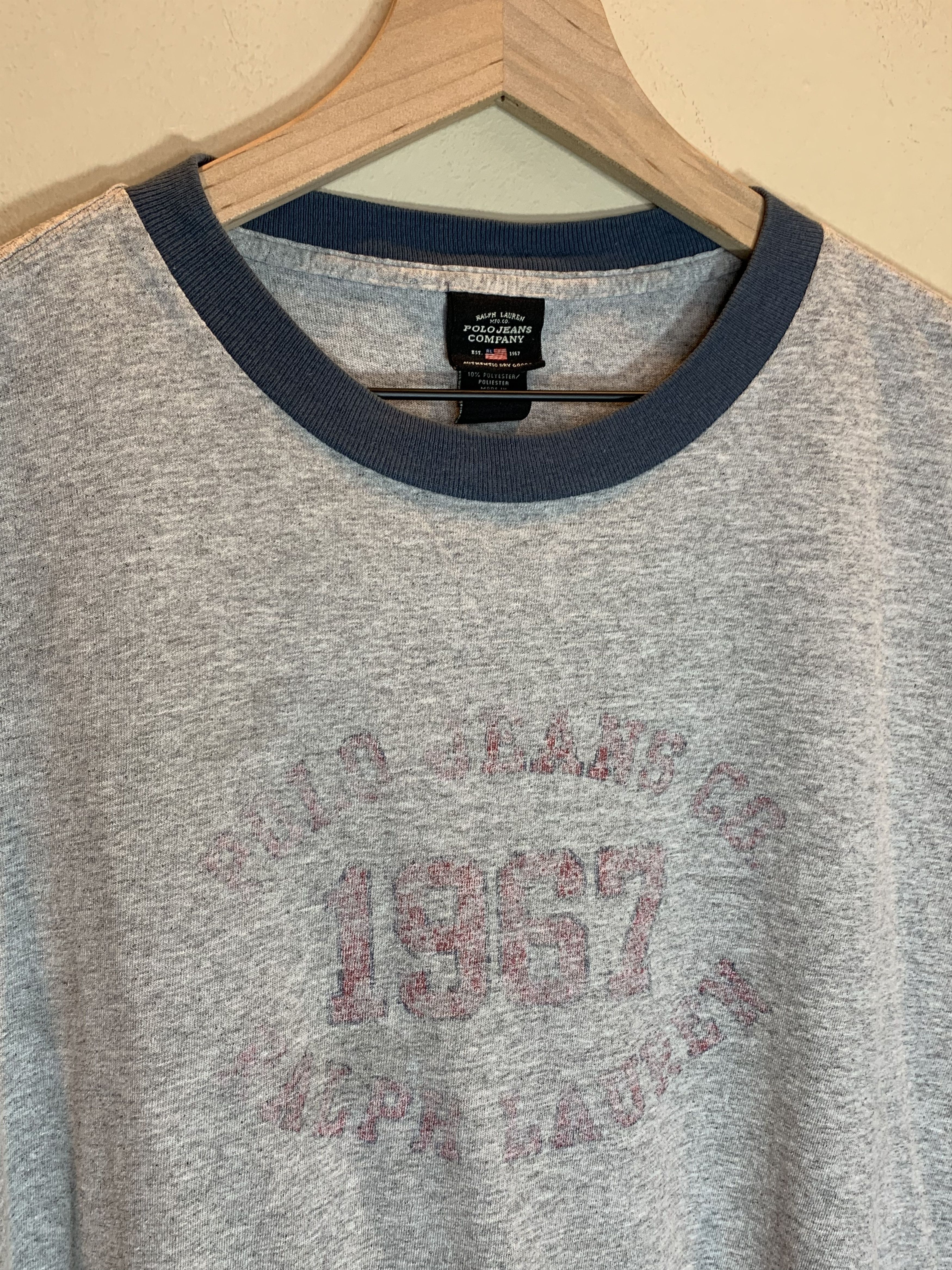 Polo Ralph Lauren *RARE* Vintage 90’s Polo Jeans Co Ralph Lauren T-Shirt Size US L / EU 52-54 / 3 - 2 Thumbnail