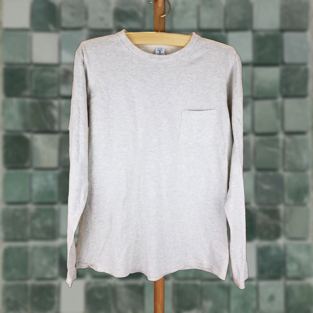 Velva Sheen VINTAGE Velva Sheen ONE POCKET GRAY LONG SLEEVE T-SHIRT SZ L Mens Size US L / EU 52-54 / 3 - 1 Thumbnail
