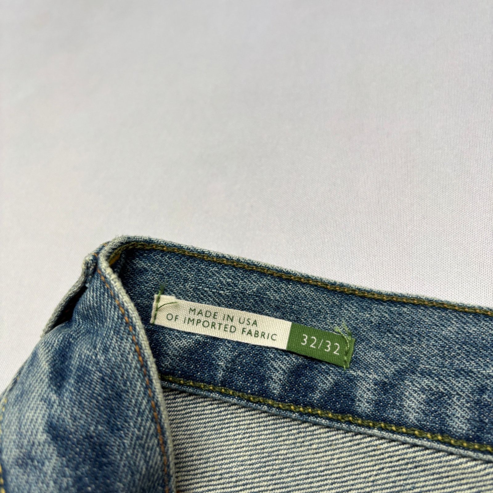 Sid Mashburn $185 Sid Mashburn Light Wash Denim 32x32 Slim Straight Jeans Size US 32 / EU 48 - 5 Thumbnail