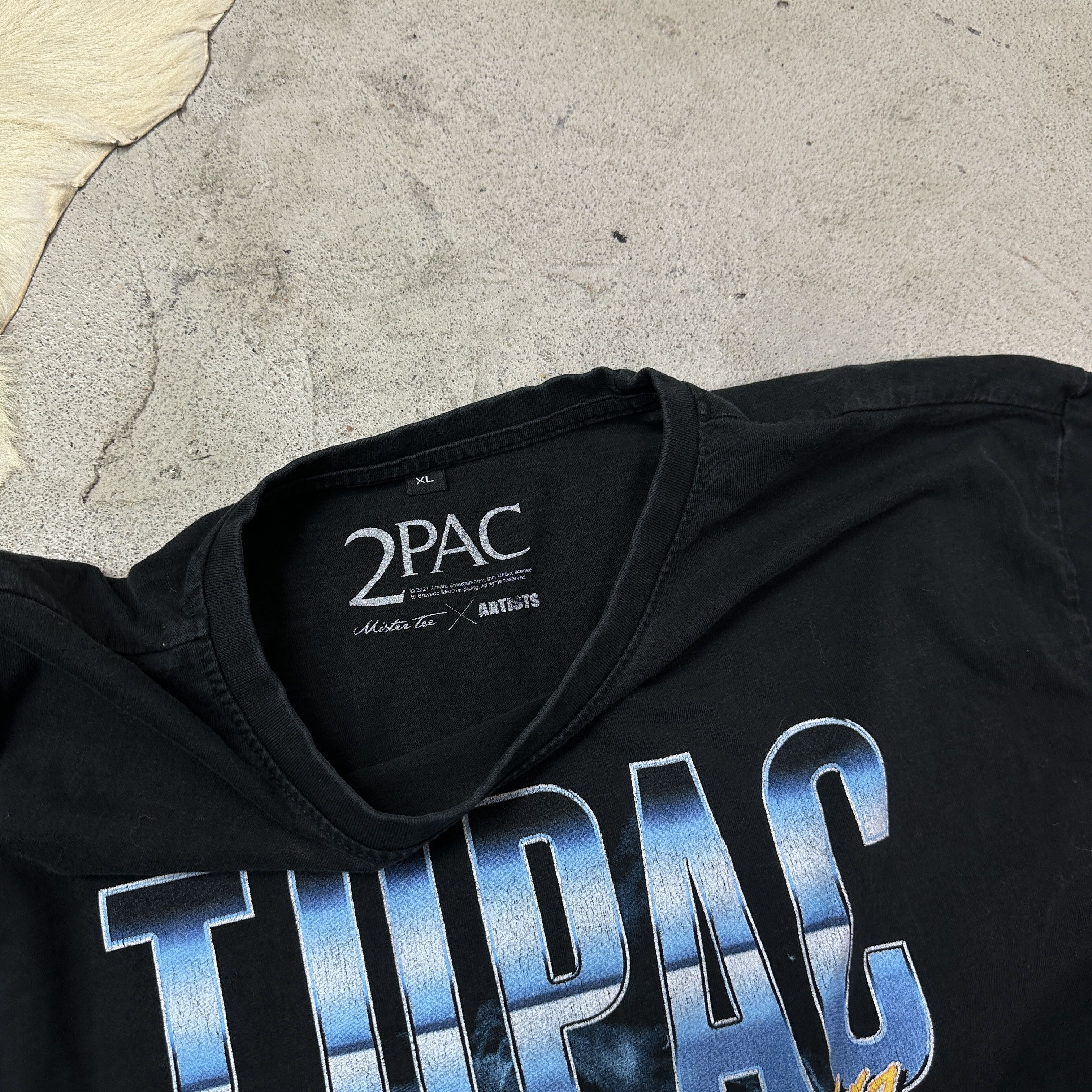 Vintage Vintage Streetwear Sporty Hip Hop Tupac T-shirt Y2K Size US XL / EU 56 / 4 - 3 Thumbnail