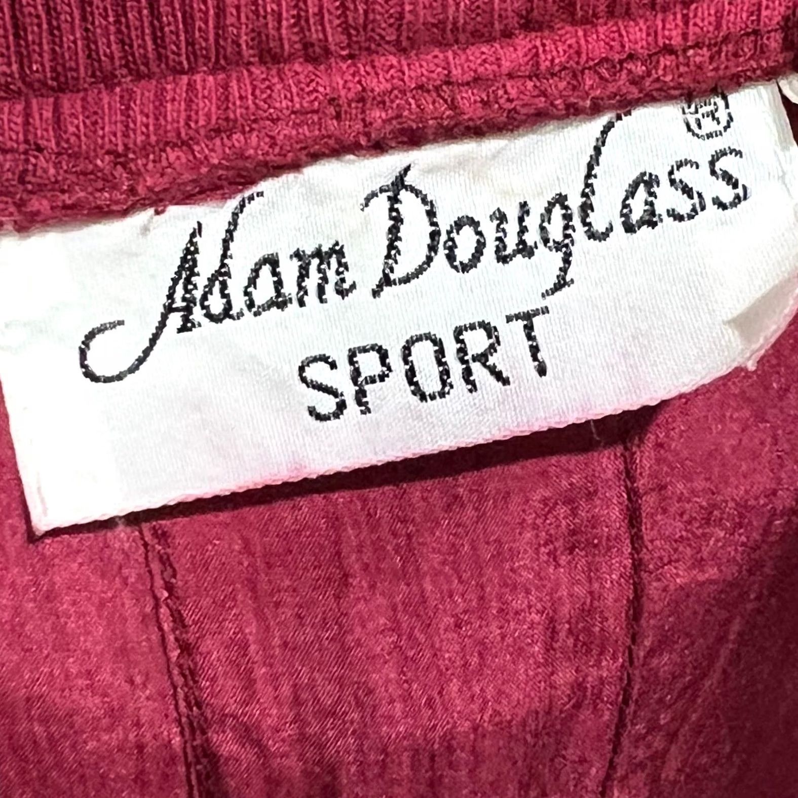 Vintage VINTAGE Adam Douglas Sport Cardigan Jacket Women's L Burgundy Silk Button Front Pockets Size L / US 10 / IT 46 - 7 Thumbnail