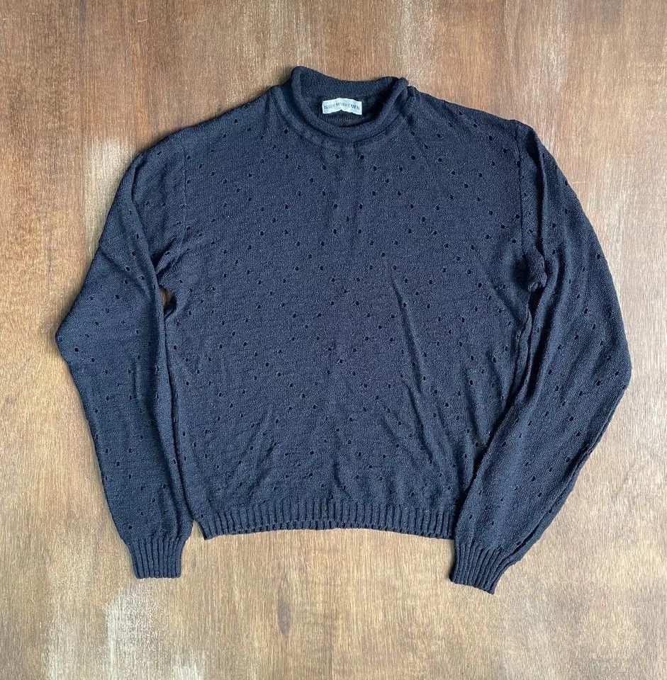 Issey Miyake Issey Miyake Hole Pattern Sweaters Size US L / EU 52-54 / 3 - 1 Thumbnail