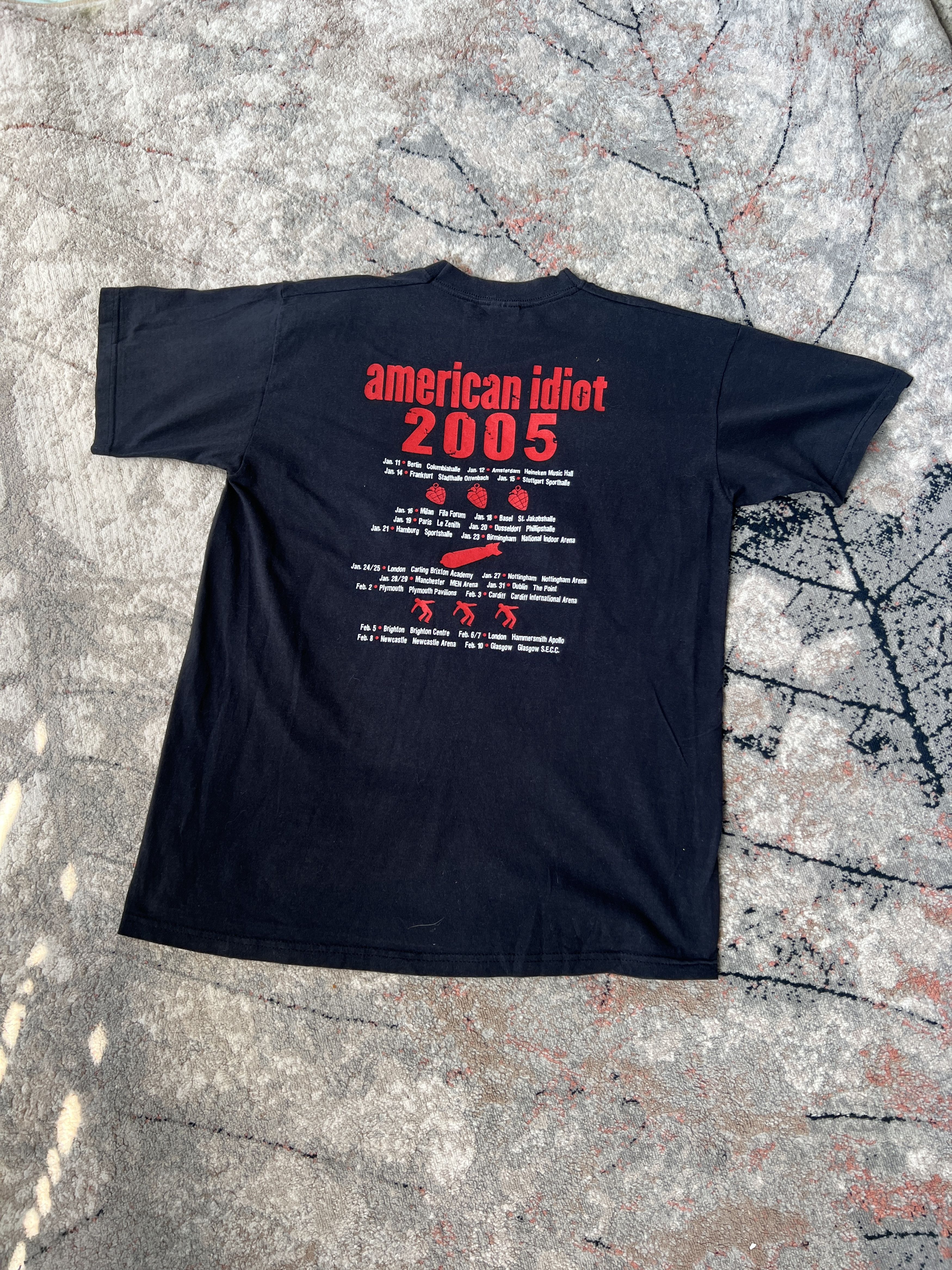 Band Tees Green Day American Idiot 2005 Vintage Tee Size US M / EU 48-50 / 2 - 5 Thumbnail