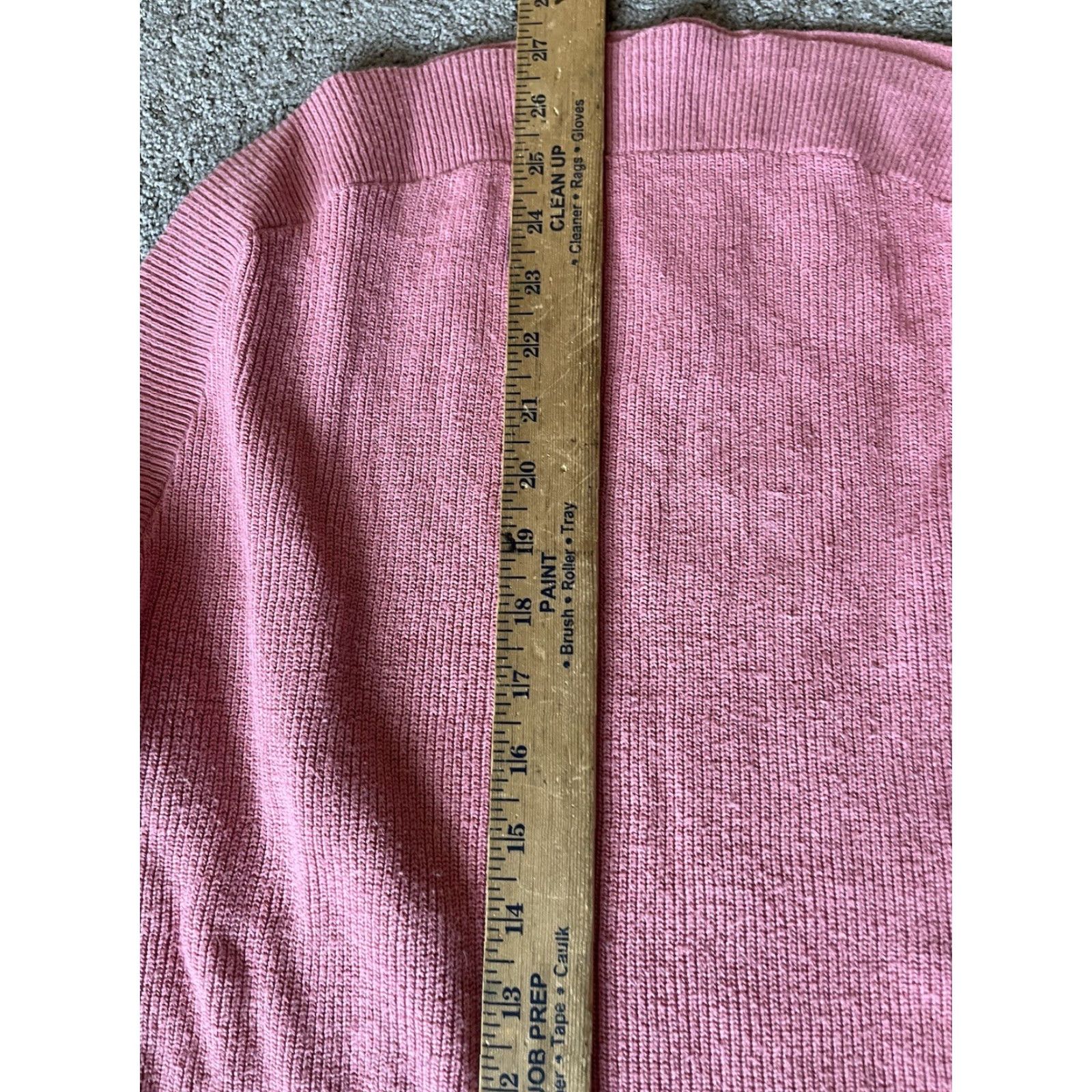 Express Express Womens Small Pink Round Neck Solid 3/4 Sleeve Sweater Top Solid Size S / US 4 / IT 40 - 5 Thumbnail