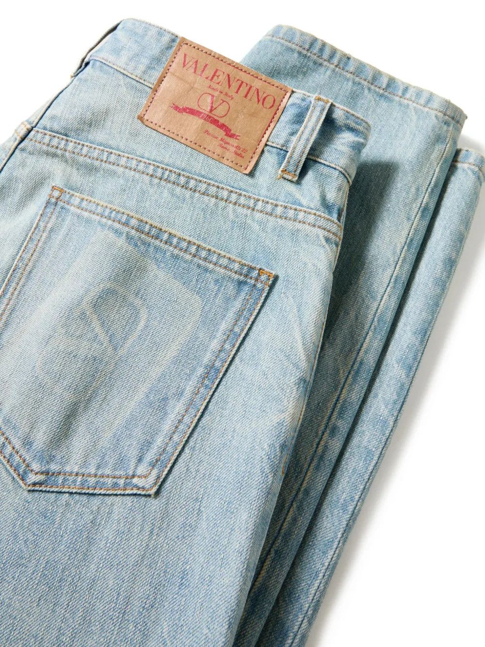 Valentino o1y0525 Denim Pant in Light Blue Size US 31 - 3 Thumbnail