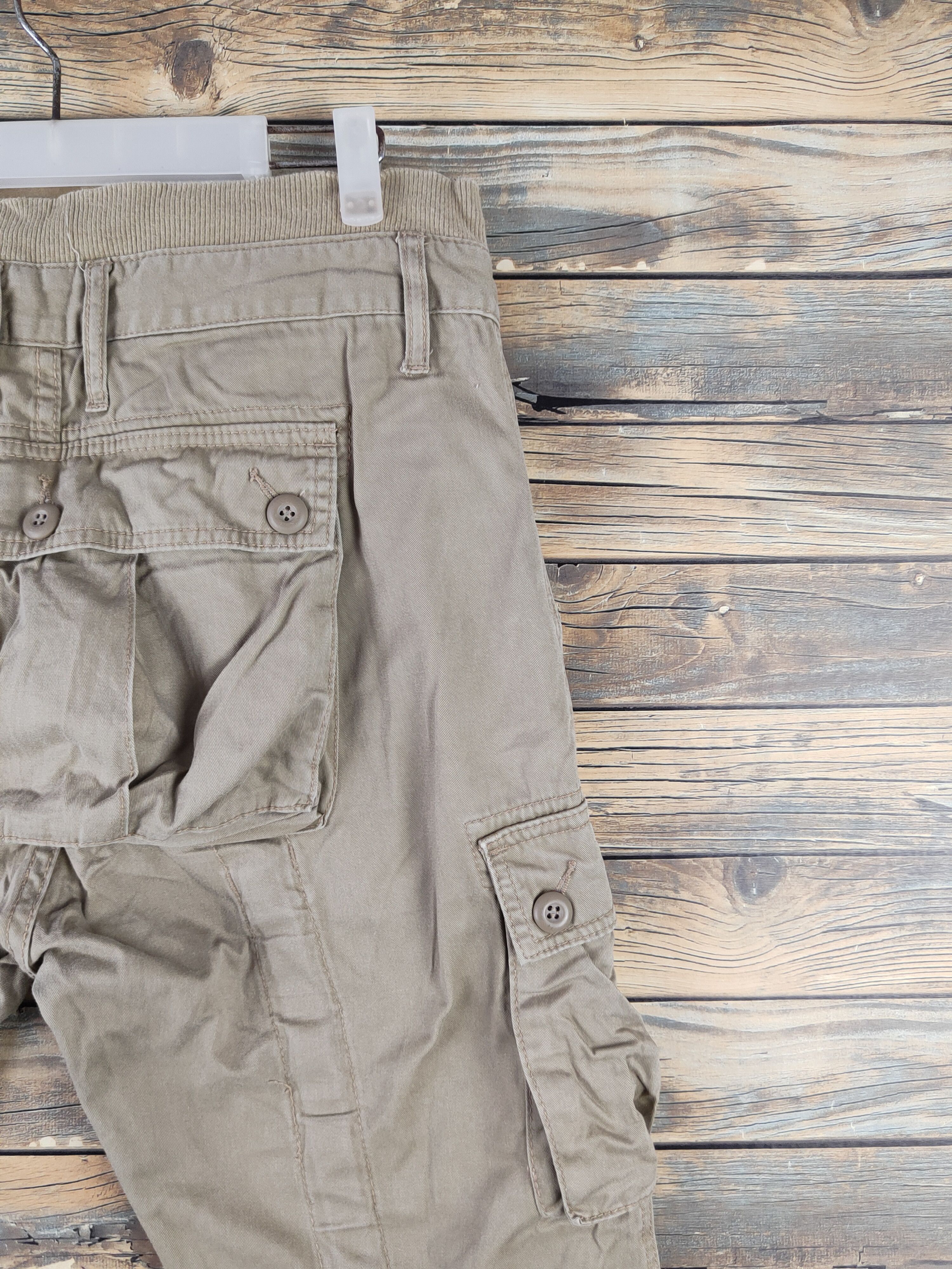 Japanese Brand DL Dominate double waist Beige Multipocket Cargo Pants #1957 Size US 32 / EU 48 - 10 Thumbnail