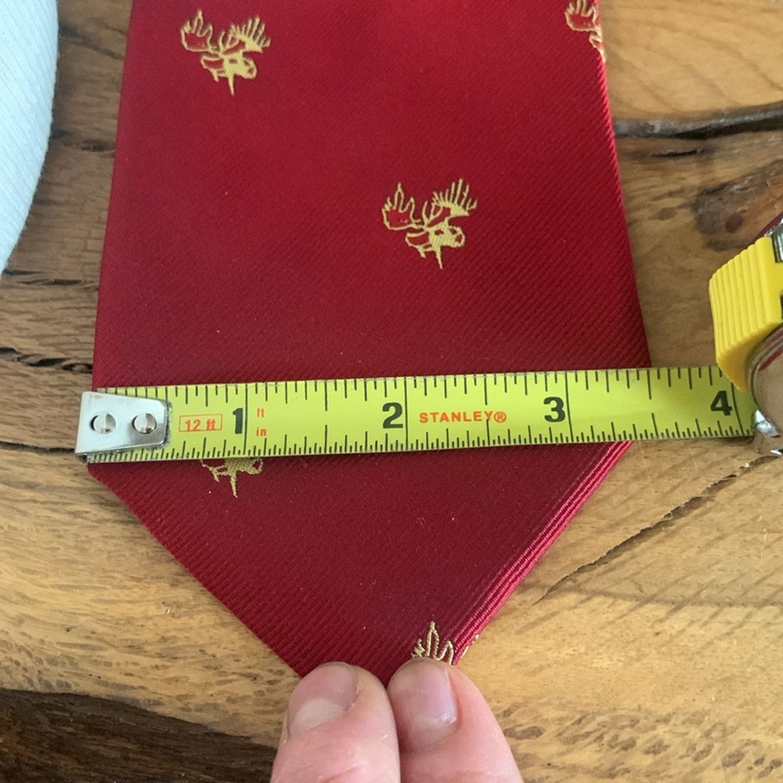 Vintage Moosehead custom handmade Barnard Maine necktie rugged Size ONE SIZE - 7 Thumbnail