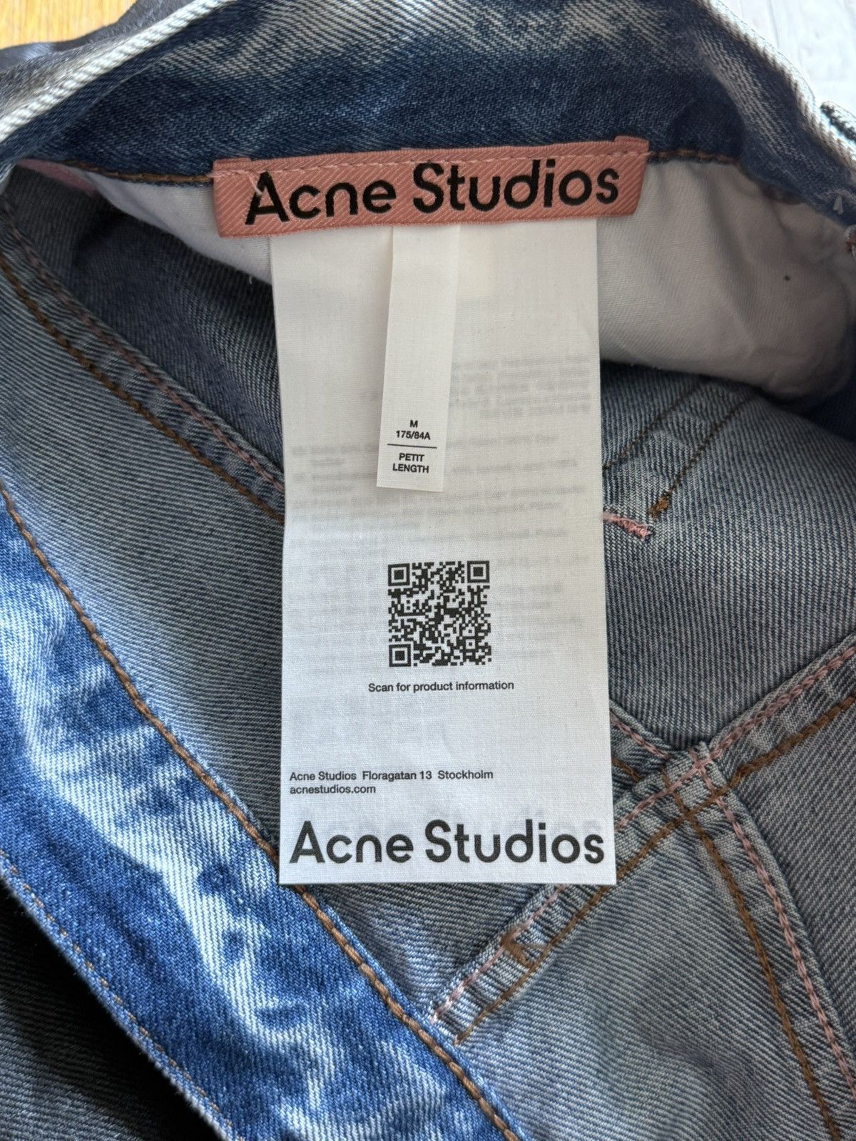 Acne Studios NWT - 2010M Charcoal leather Size US 31 - 6 Thumbnail