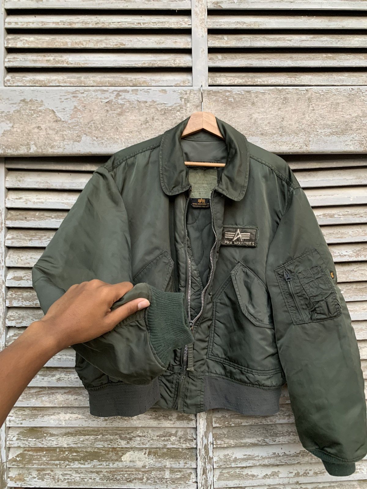 Alpha Industries VINTAGE ALPHA INDUSTRIES MA1 MAN INTERMEDIATE BOMBER JACKET Size US XL / EU 56 / 4 - 3 Thumbnail