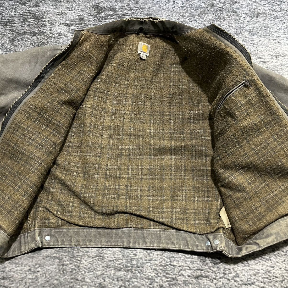 Carhartt VINTAGE CARHARTT BLANKET LINED DISTRESSED DETROIT JACKET Size US L / EU 52-54 / 3 - 9 Thumbnail
