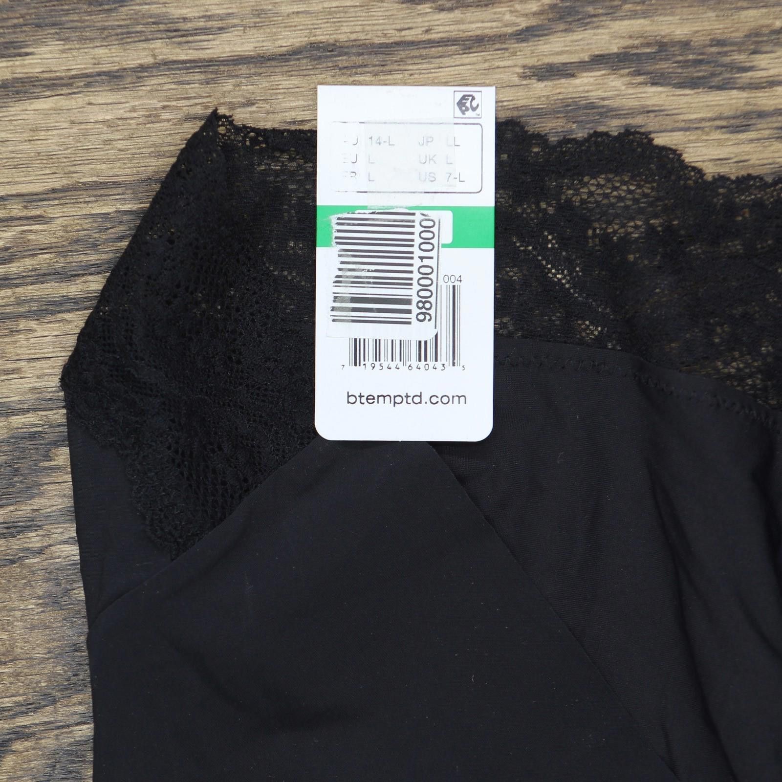 Other Nwt B.tempt'd Womens Hipster Panty Lace 978267 Night Black L Size ONE SIZE - 4 Thumbnail