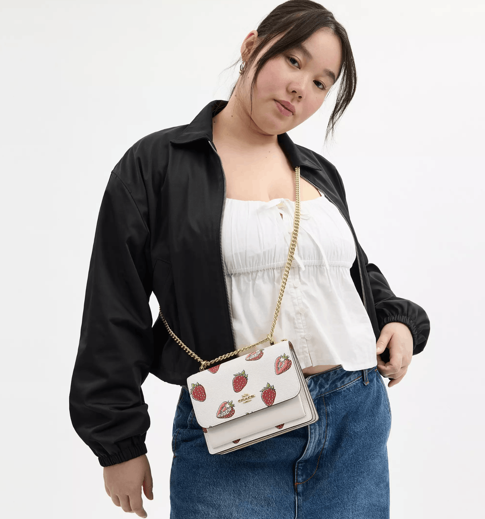 Coach Mini Klare Crossbody Bag With Strawberry Print CAP94 Size ONE SIZE - 12 Thumbnail