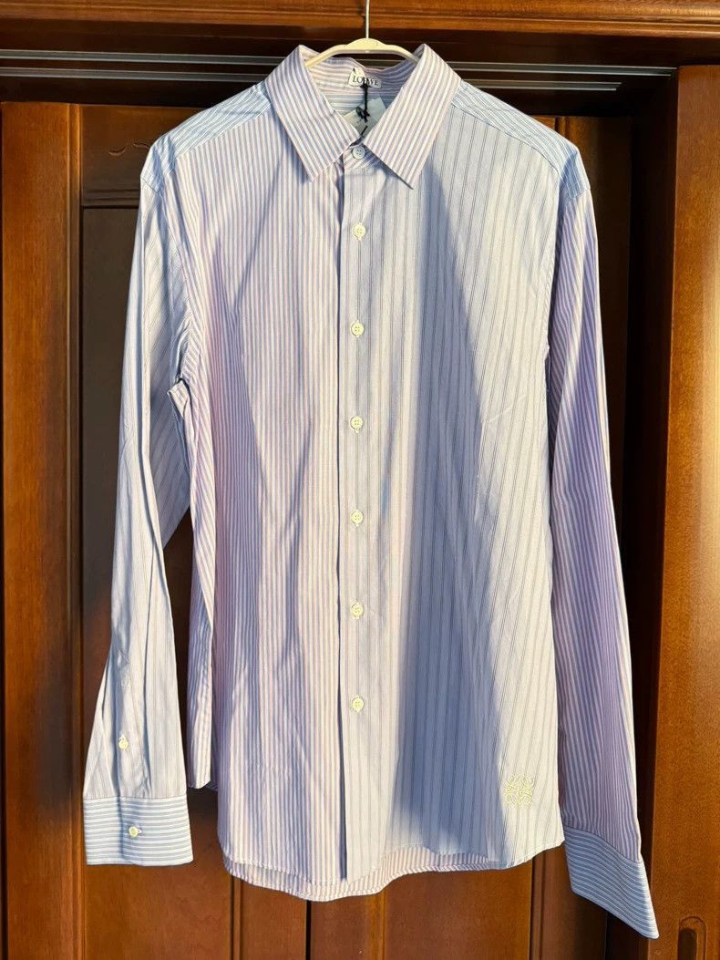 Loewe Loewe Striped Long Sleeve Shirt Size 41 Size US M / EU 48-50 / 2 - 7 Thumbnail