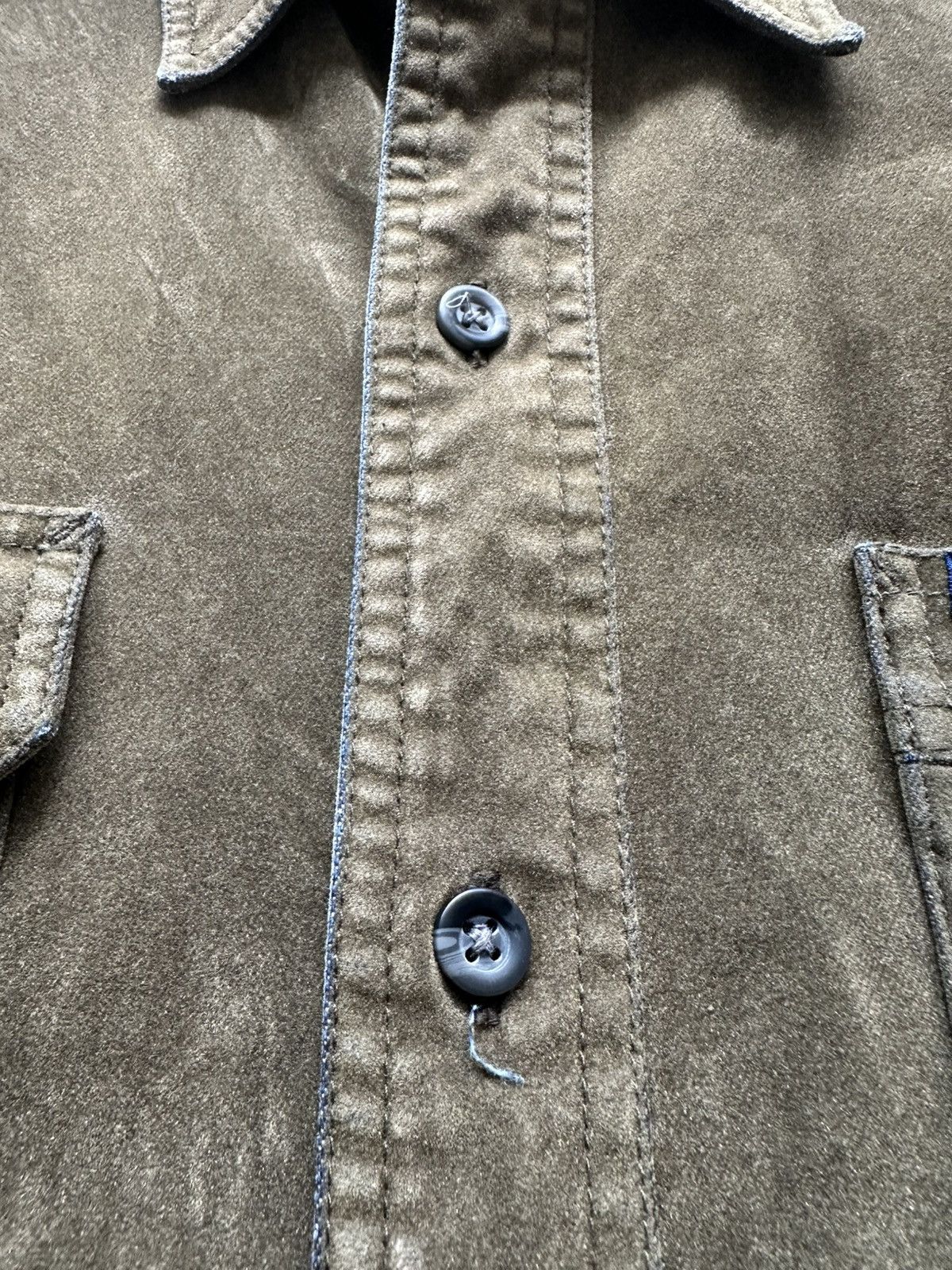 Kansai Yamamoto 00's Kansai Jeans moleskin denim shirt Size US L / EU 52-54 / 3 - 15 Thumbnail