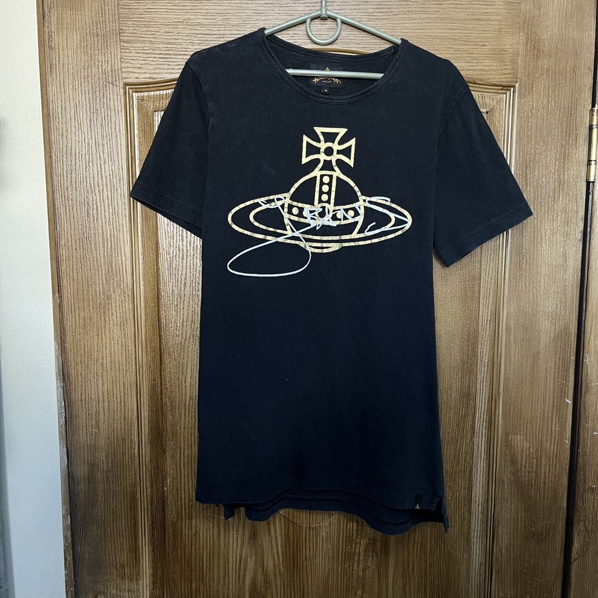 Vivienne Westwood Vivienne Westwood Big Logo Black Tee | Grailed