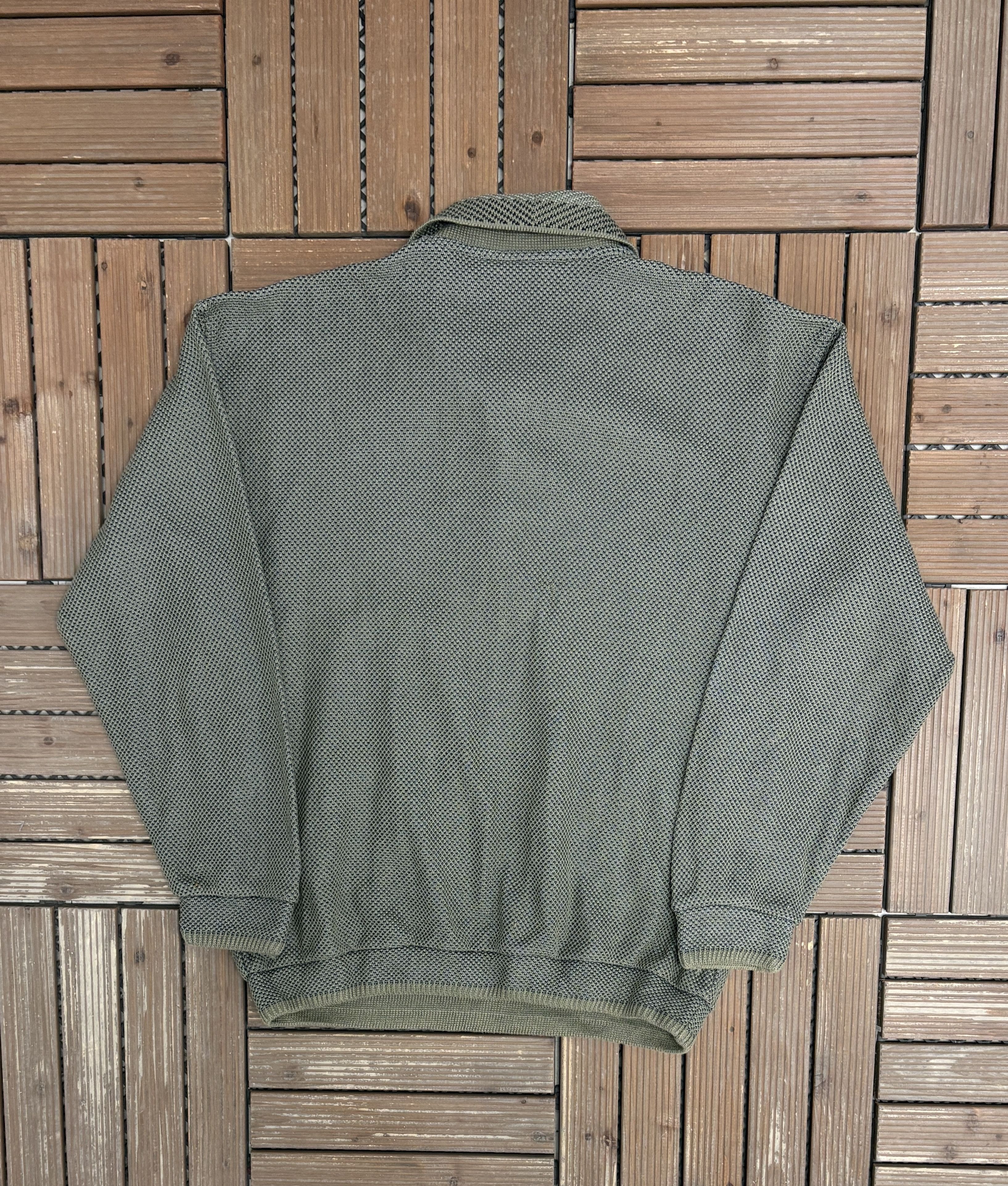 Vintage Tundra Canada 3D Vintage Green/Brown Collared Sweater Size US L / EU 52-54 / 3 - 3 Thumbnail