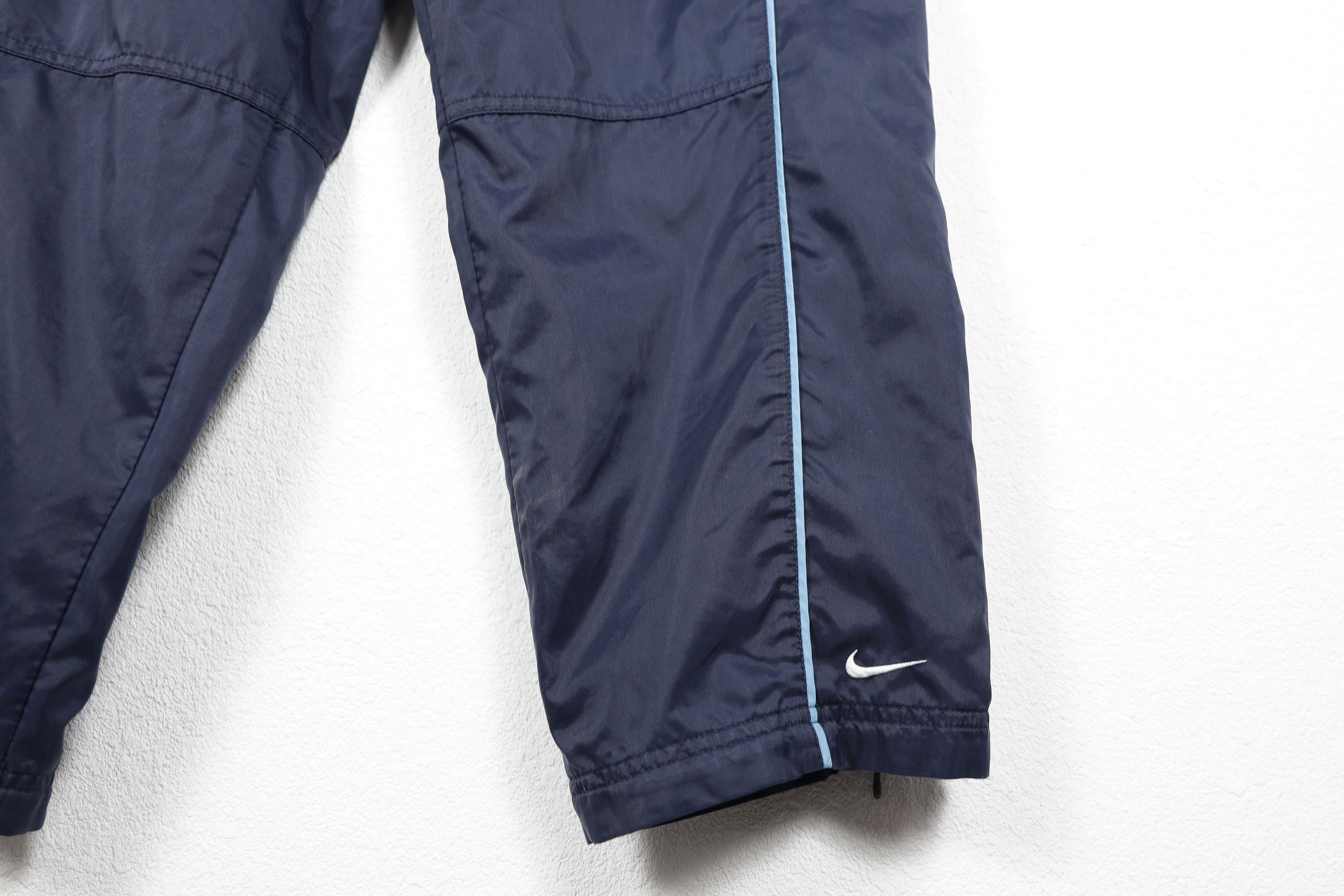 Nike × Vintage Vintage Nike Swoosh Logo Nylon Track Cargo Pants Size US 32 / EU 48 - 4 Thumbnail