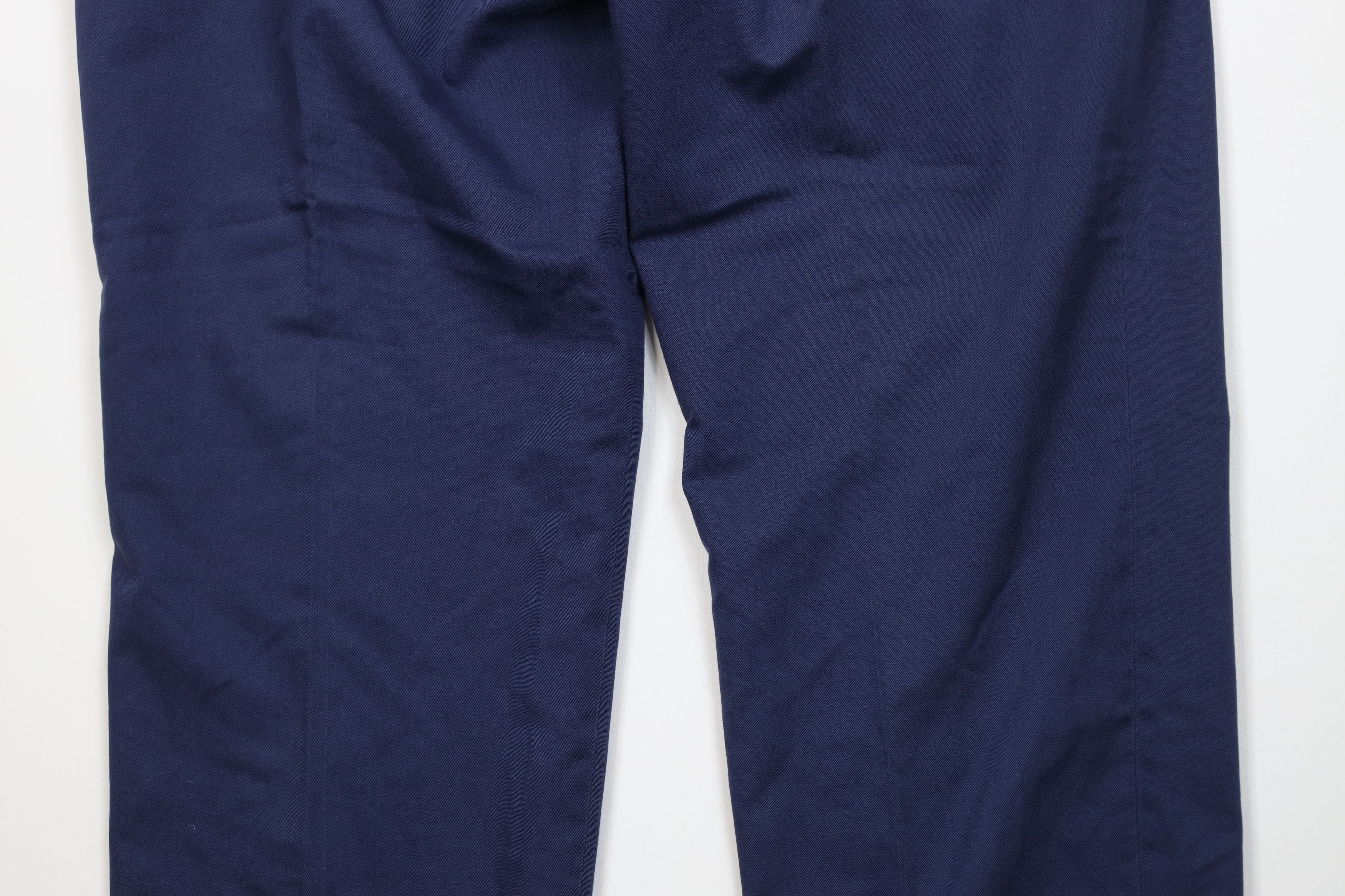 Eddie Bauer Vintage 90s Eddie Bauer Twill Wide Leg Chino Pants Blue Size US 40 / EU 56 - 14 Thumbnail