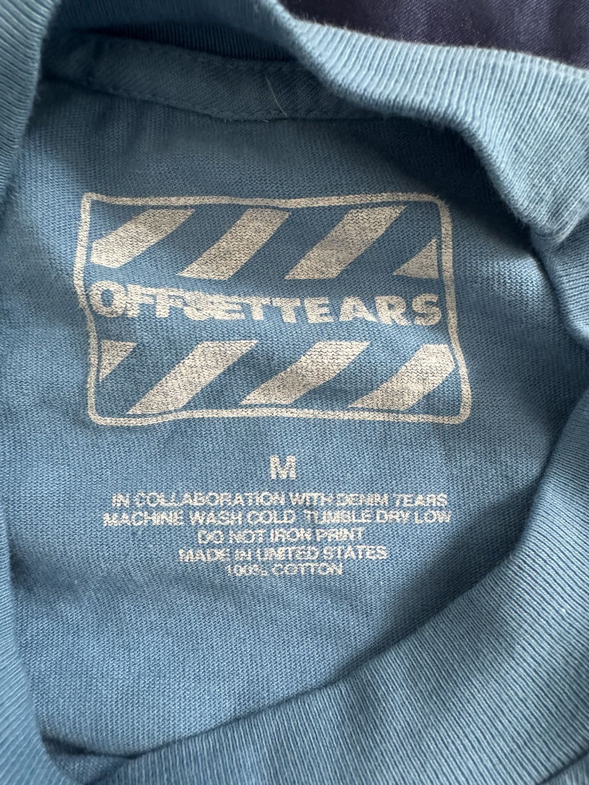 DENIM TEARS Blue OFFSET TEARS Demim Tears Shirt Size US M / EU 48-50 / 2 - 3 Thumbnail
