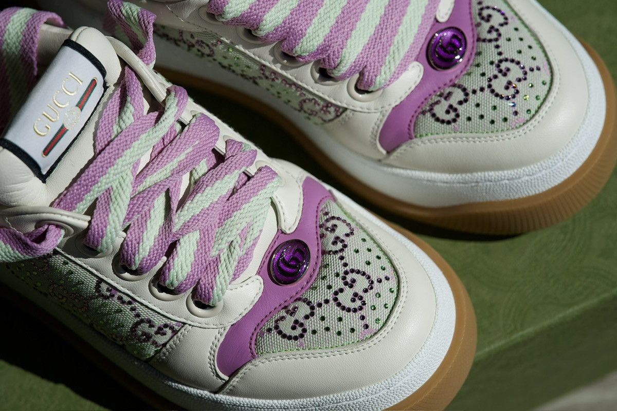 Gucci Gucci rhinestone sneakers . Original price $1299 Size US 7.5 / IT 37.5 - 5 Thumbnail