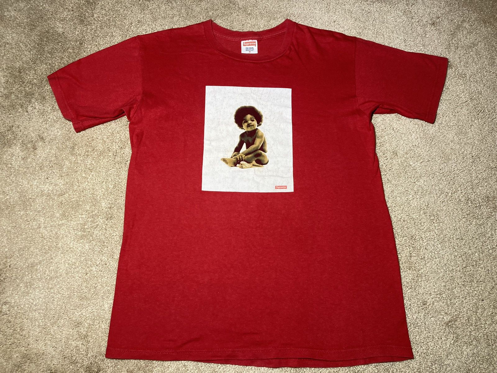 Supreme SS11 Supreme Notorious BIG Rap Tee Red M Hip Hop Biggie 90 Size US M / EU 48-50 / 2 - 2 Thumbnail